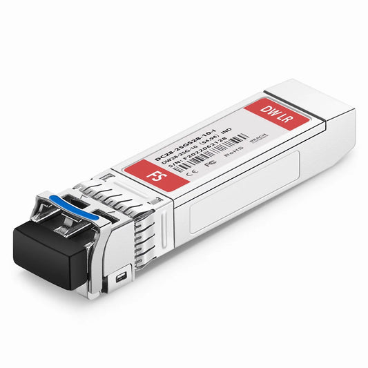 Cisco C28 Compatible SFP28 25G DWDM 1554.94nm 100GHz 10km DOM Duplex LC/UPC SMF Optical Transceiver Module for Transmission (Industrial)