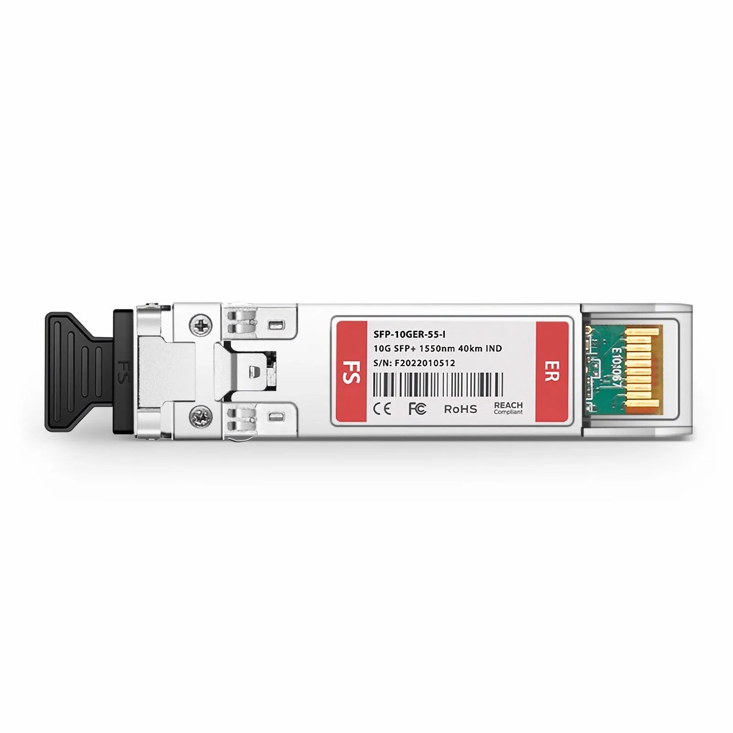 Cisco SFP-10G-ER-I Compatible 10GBASE-ER SFP+ 1550nm 40km DOM Duplex LC/UPC SMF Optical Transceiver Module (Industrial)