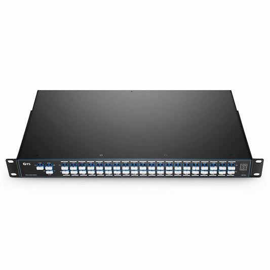 40 Channels DWDM Mux Demux, 100GHz C21-C60, with Monitor and 1310nm Port, 4.5dB Typical IL, LC/UPC, Dual Fiber, FMU 1U Rack Mount