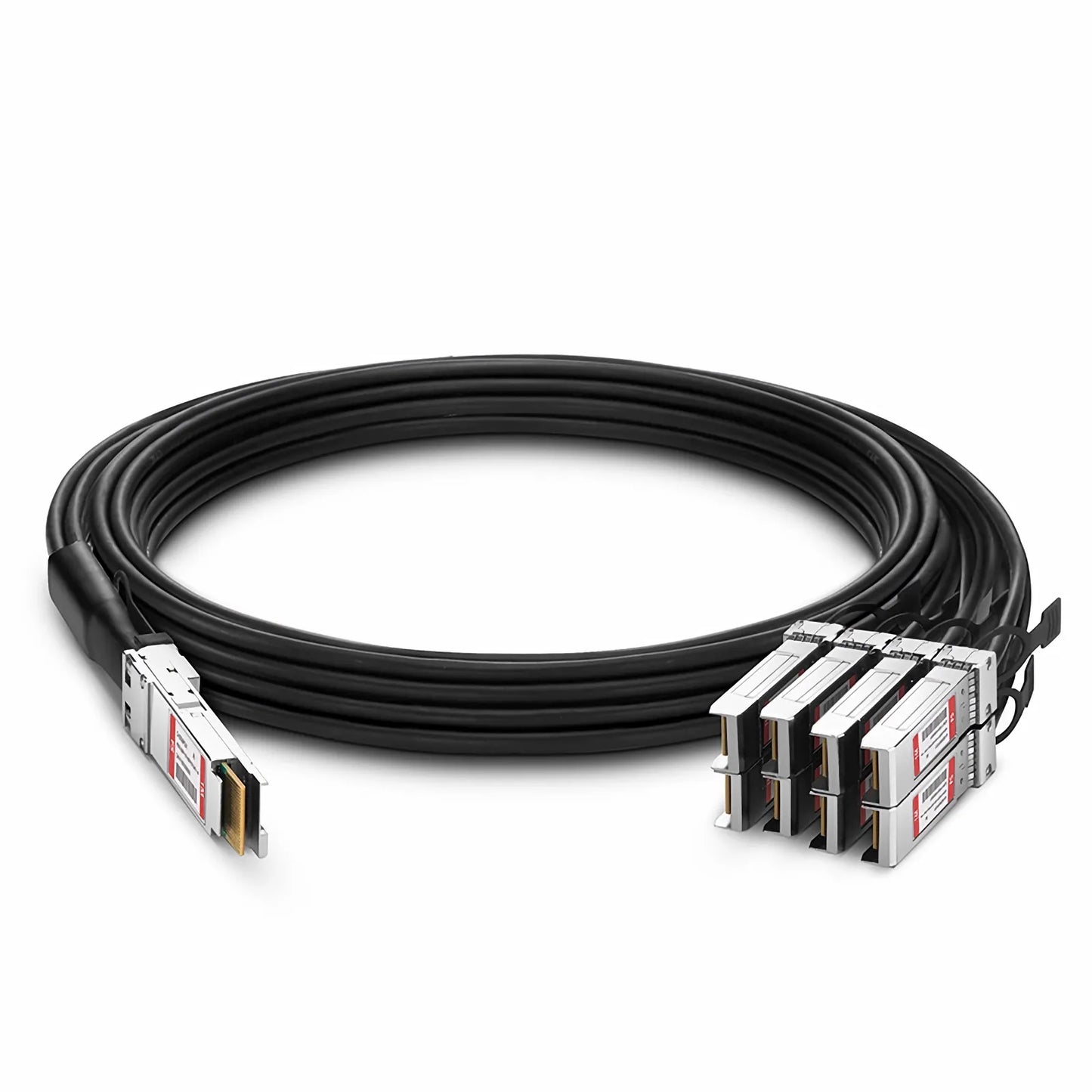 1m (3ft) Arista Networks CAB-D-8S-400G-1M Compatible 400G QSFP-DD 8 x 50G PAM4 to 8 x 50G SFP56 50G PAM4 Passive Direct Attach Copper Breakout Cable