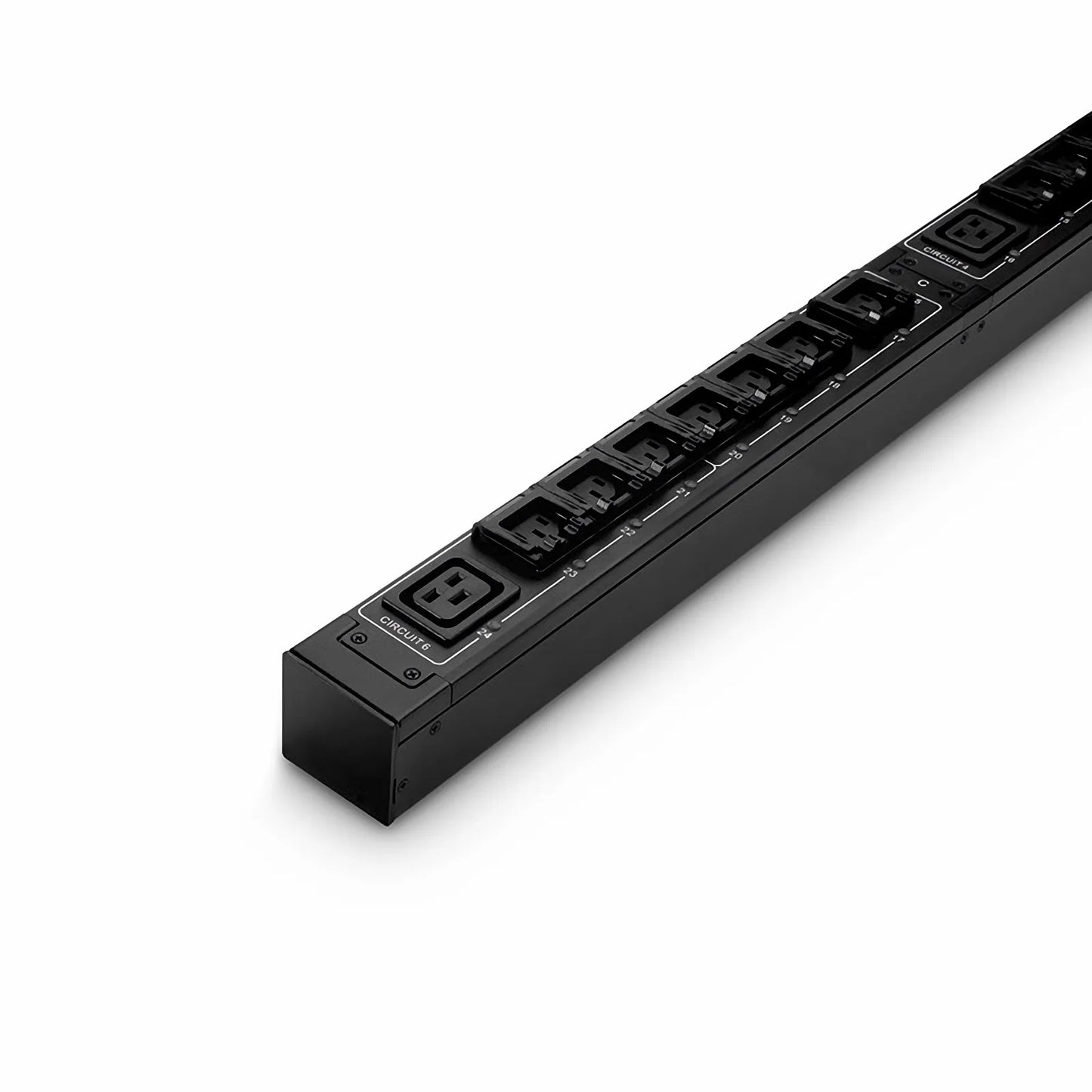 21.06kW 3-Phase 32A/380V Switched Rack PDU, 21 x C13 & 3 x C19 Outlets, IEC309 32A 3P+N+E Plug, 10ft Cord, 0U Vertical