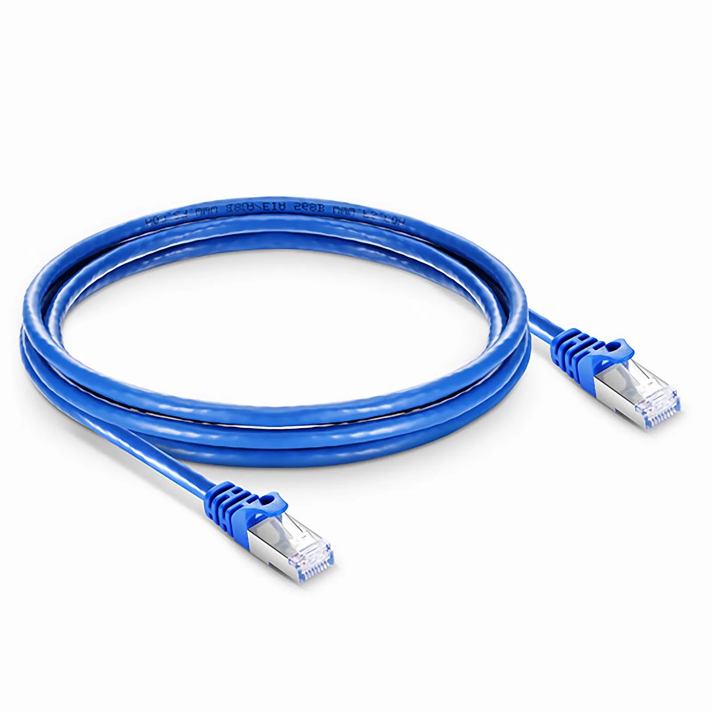 35ft (10.7m) Cat6a 26AWG Snagless Shielded (S/FTP) PVC CM Ethernet Network Patch Cable, Blue