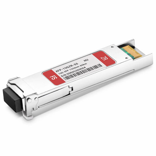 HW Compatible 10GBASE-ZR XFP 1550nm 80km DOM Duplex LC SMF Optical Transceiver Module