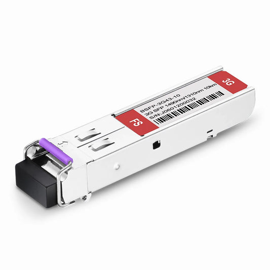 3Gb/s MSA BiDi SFP 1490nm-TX/1310nm-RX 10km DOM Simplex LC SMF Video Pathological Patterns Optical Transceiver Module for SD/HD/3G-SDI
