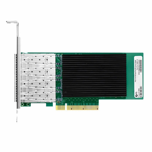 Intel XL710-BM1 Based Ethernet Network Interface Card, 10G Quad-Port SFP+, PCIe 3.0 x 8, Comparable to Intel X710-DA4, Full Height&Low Profile