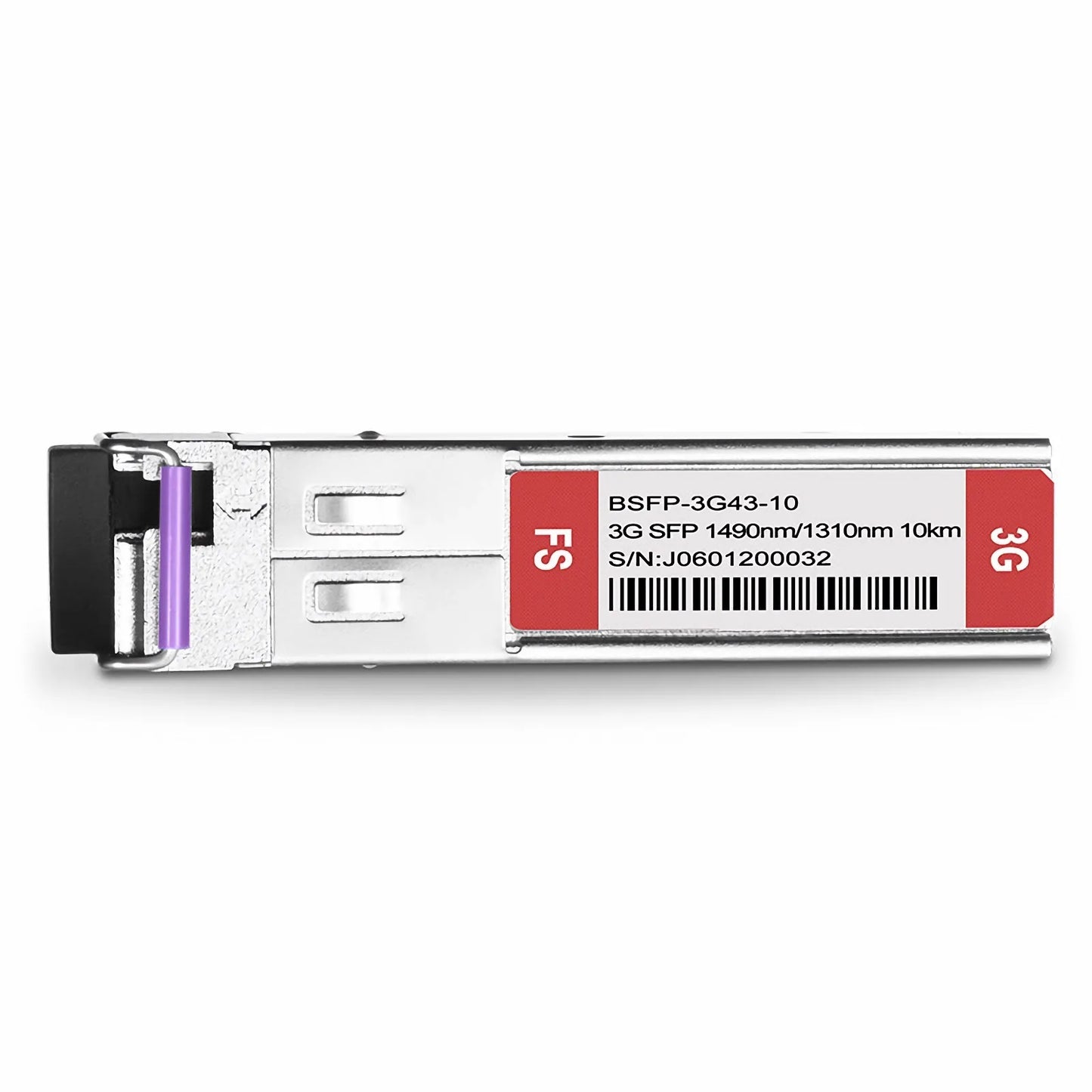 3Gb/s MSA BiDi SFP 1490nm-TX/1310nm-RX 10km DOM Simplex LC SMF Video Pathological Patterns Optical Transceiver Module for SD/HD/3G-SDI
