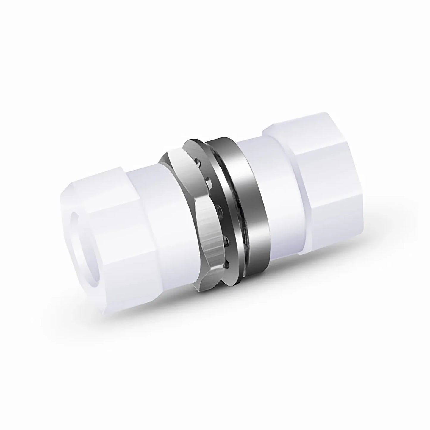 FC/UPC to FC/UPC Simplex Single Mode/Multimode Metal Small D Fiber Optic Adapter/Coupler without Flange (10pcs/pack)