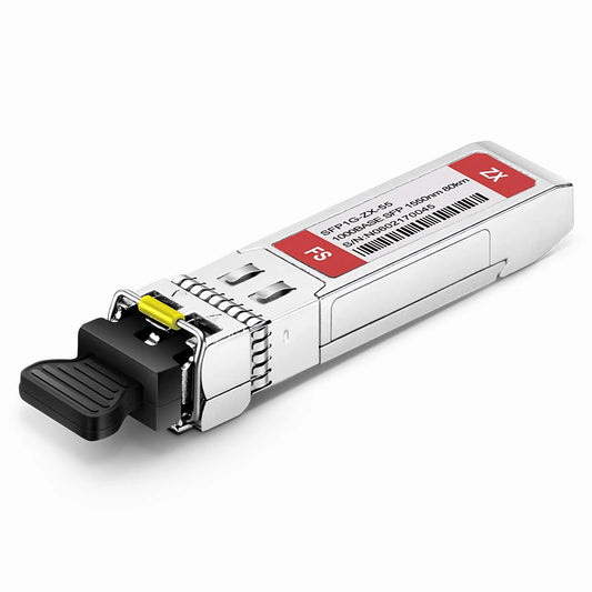 Cisco Compatible 1000BASE-ZX SFP 1550nm 80km DOM Duplex LC/UPC SMF Optical Transceiver Module