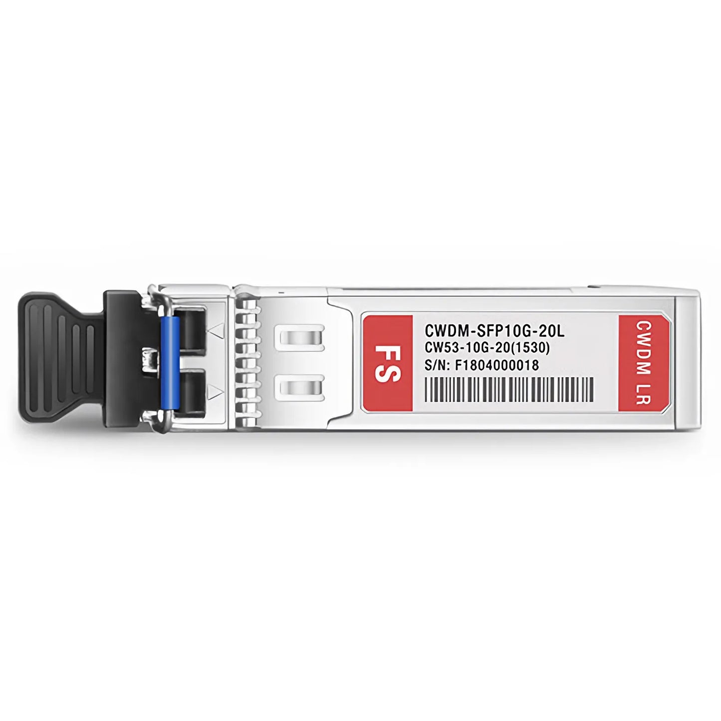 Cisco CWDM-SFP10G-1530-20 Compatible SFP+ 10G CWDM 1530nm 20km DOM Duplex LC/UPC SMF Optical Transceiver Module for Transmission