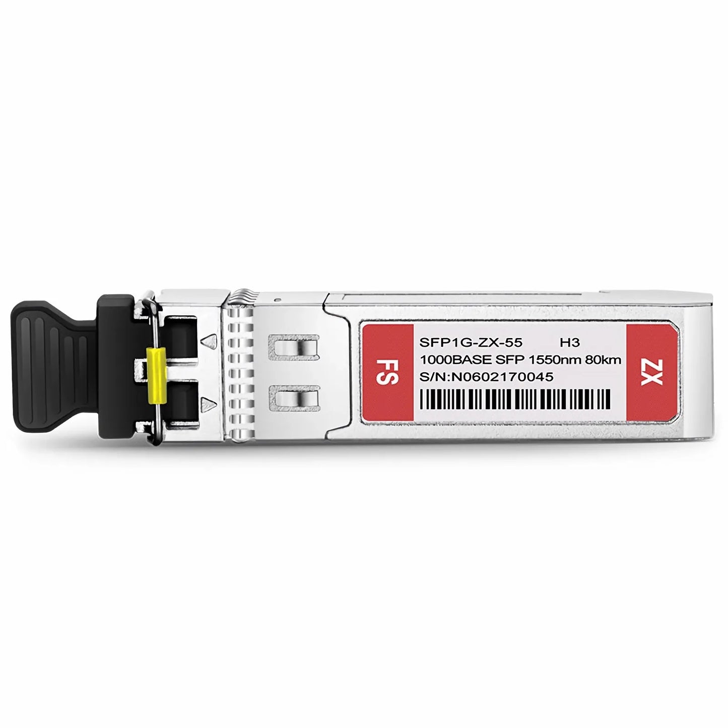 H3C Compatible 1000BASE-ZX SFP 1550nm 80km DOM Duplex LC/UPC SMF Optical Transceiver Module