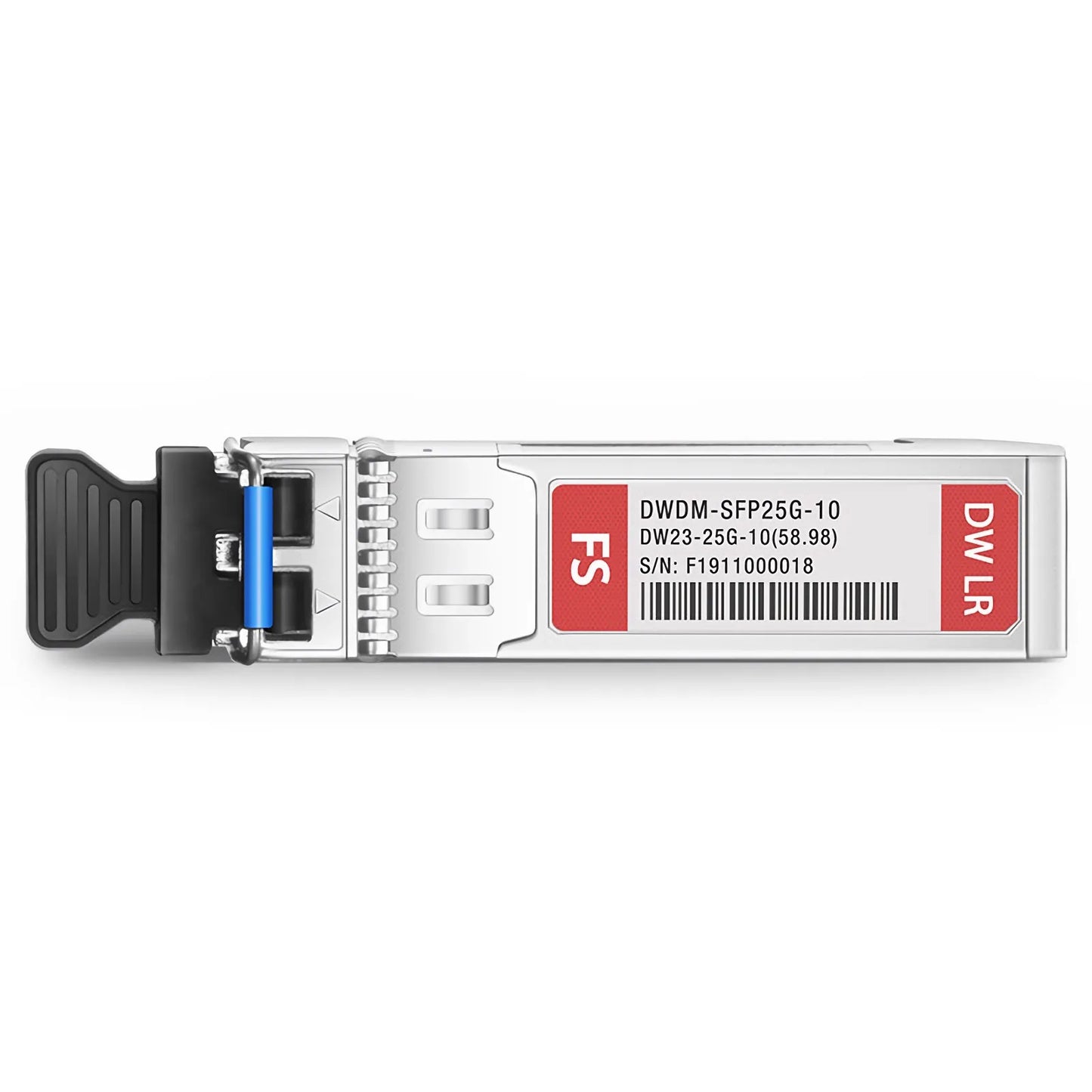 Cisco C23 DWDM-SFP25G-58.98 Compatible SFP28 25G DWDM 1558.98nm 100GHz 10km DOM Duplex LC/UPC SMF Optical Transceiver Module for Transmission
