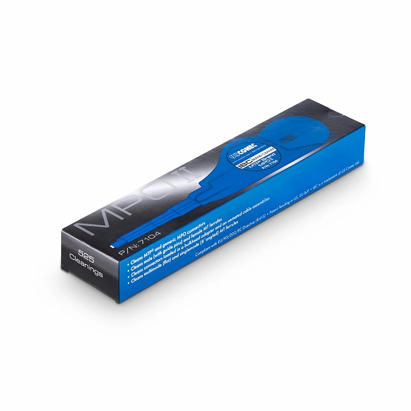 US Conec IBC™ Brand Cleaner MPO II, for 8/12/24 Fibers MPO Connectors (525+ Times)