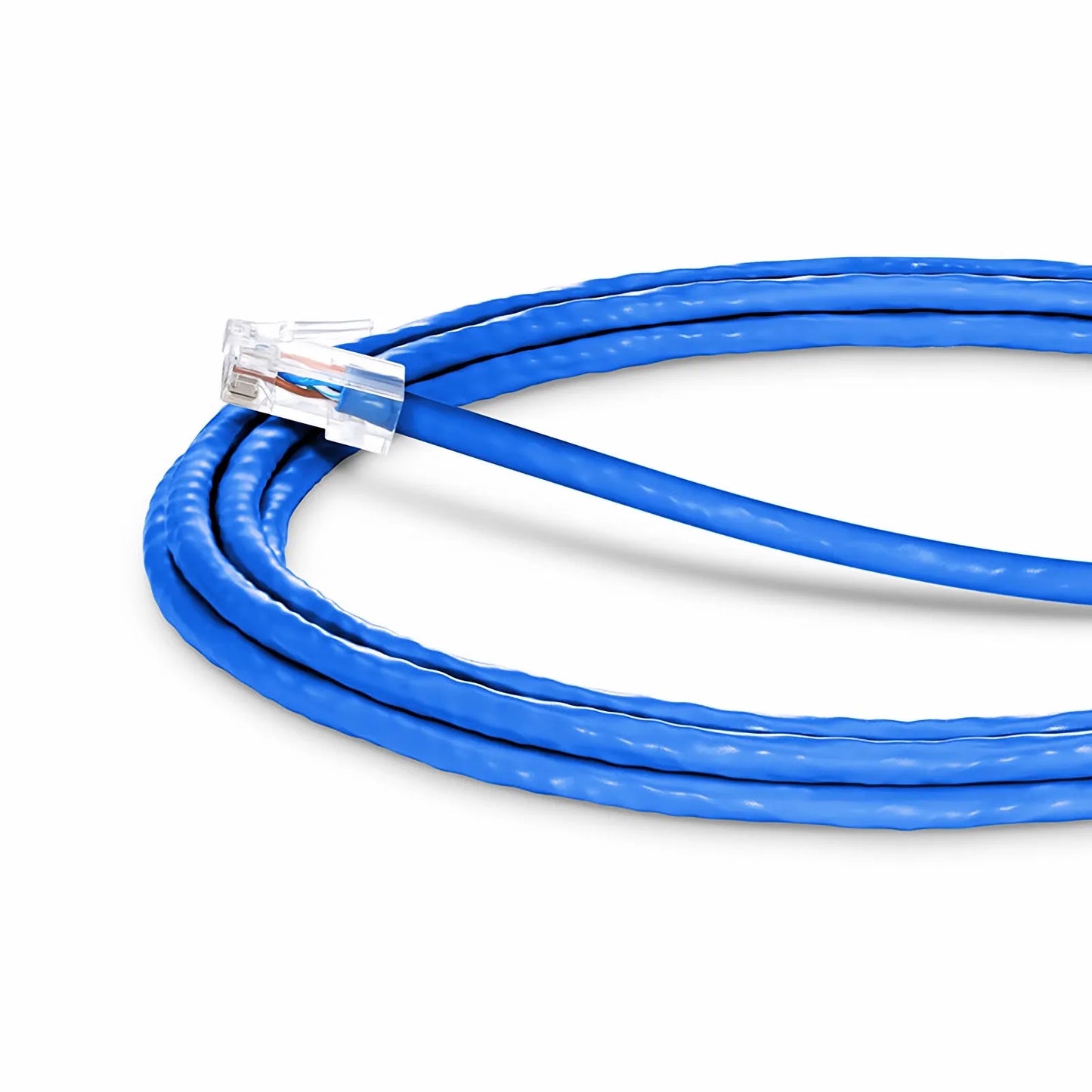 10ft (3m) Cat5e Non-booted Unshielded (U/UTP) PVC CM Ethernet Network Patch Cable, Blue
