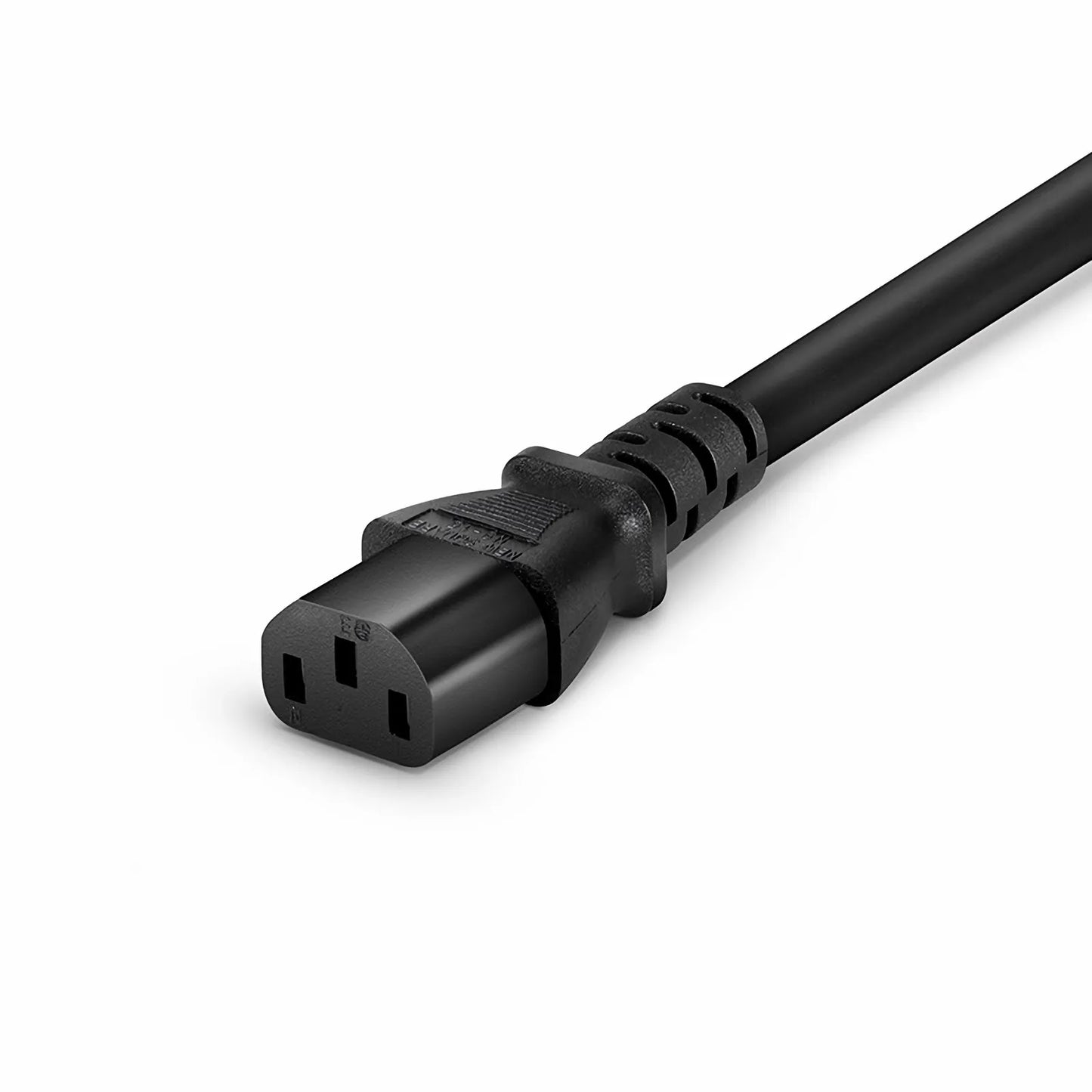 6ft (1.8m) CEE 7/7 SCHUKO to IEC60320 C13 3 x 1.0mm² 250V/10A Power Cord, Black