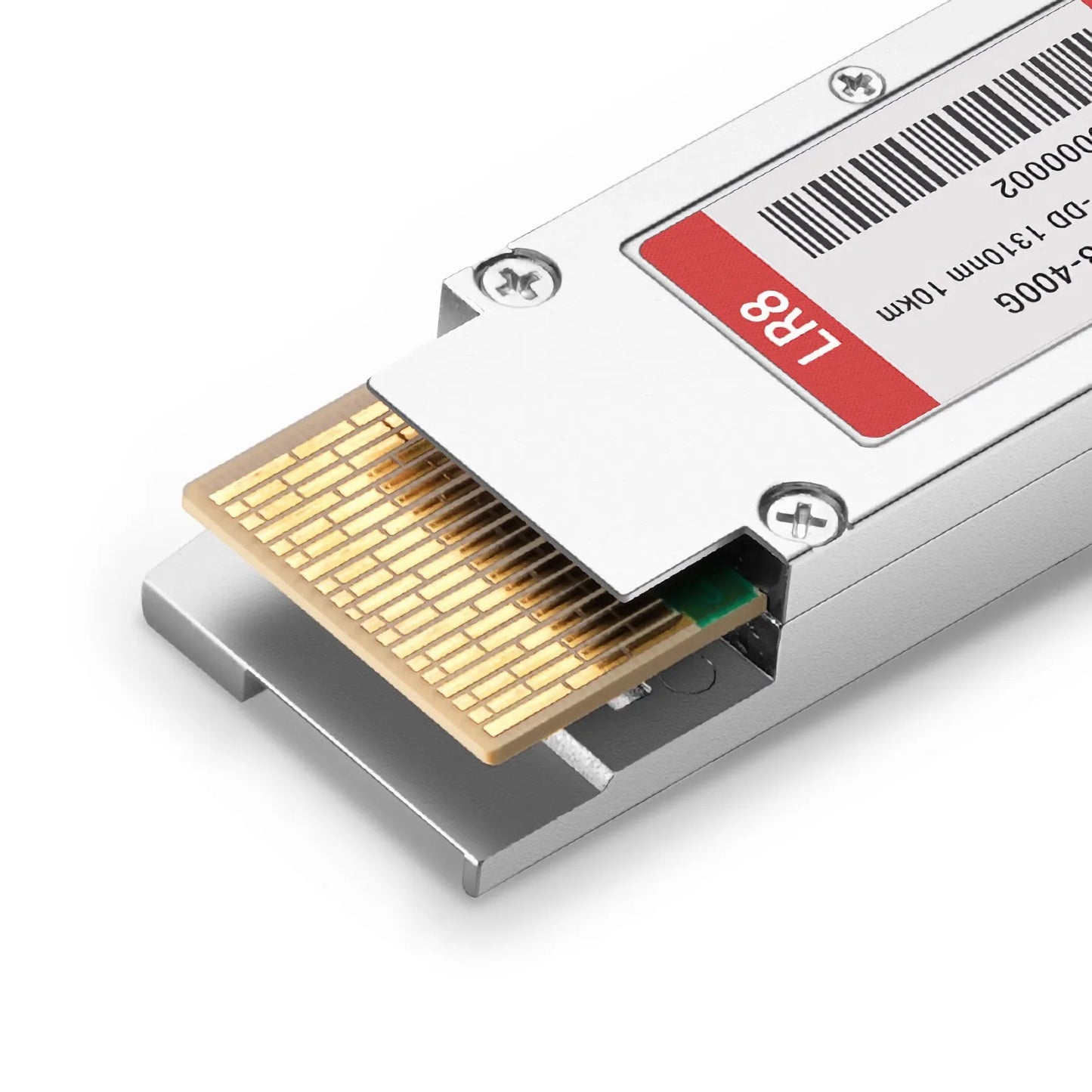 Cisco QDD-400G-LR8-S Compatible 400GBASE-LR8 QSFP-DD 8 x 50G PAM4 1310nm 10km DOM Duplex LC/UPC SMF Optical Transceiver Module