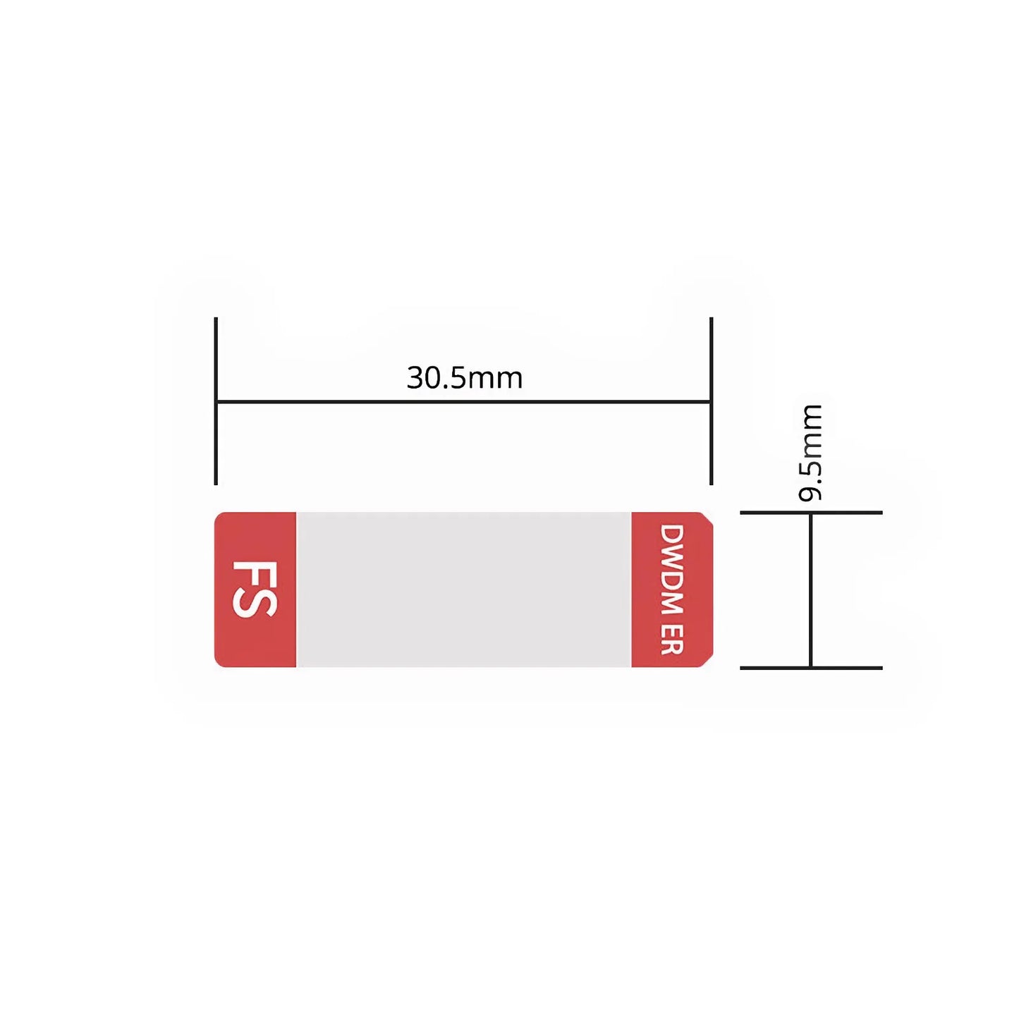 Design Label for 10G WDM SFP+ Transceiver, 1 Roll