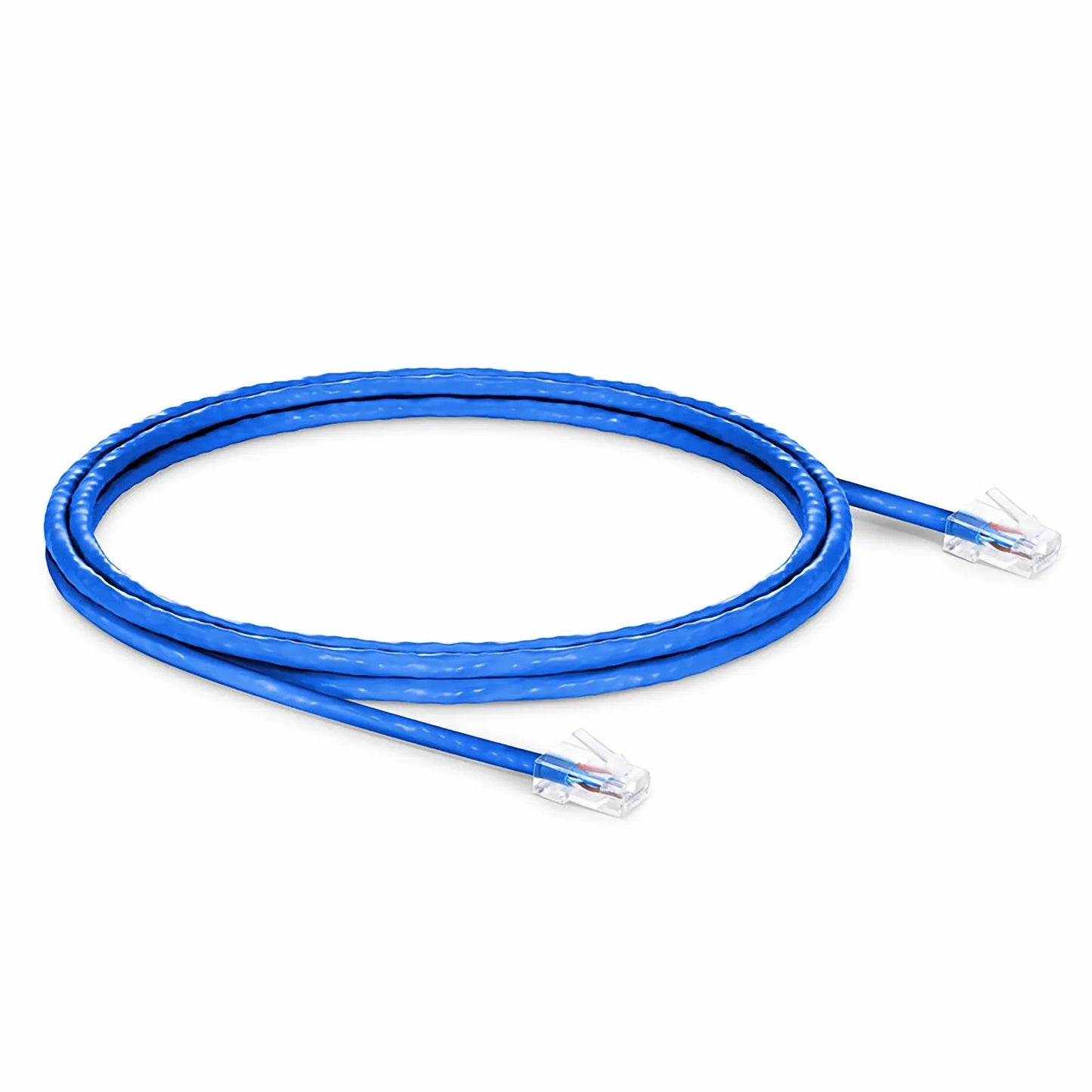 5ft (1.5m) Cat6 24AWG Non-booted Unshielded (U/UTP) PVC CM Ethernet Network Patch Cable, Blue
