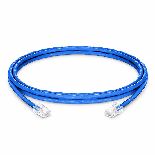 5ft (1.5m) Cat6 24AWG Non-booted Unshielded (U/UTP) PVC CM Ethernet Network Patch Cable, Blue