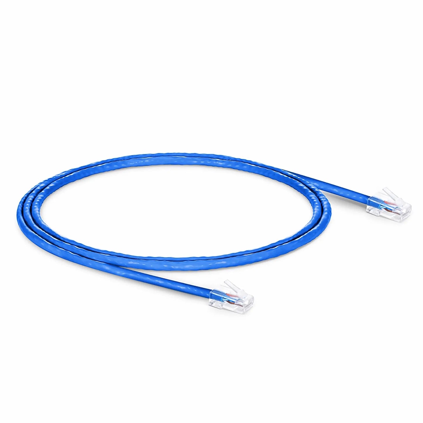 3ft (0.9m) Cat6 24AWG Non-booted Unshielded (U/UTP) PVC CM Ethernet Network Patch Cable, Blue
