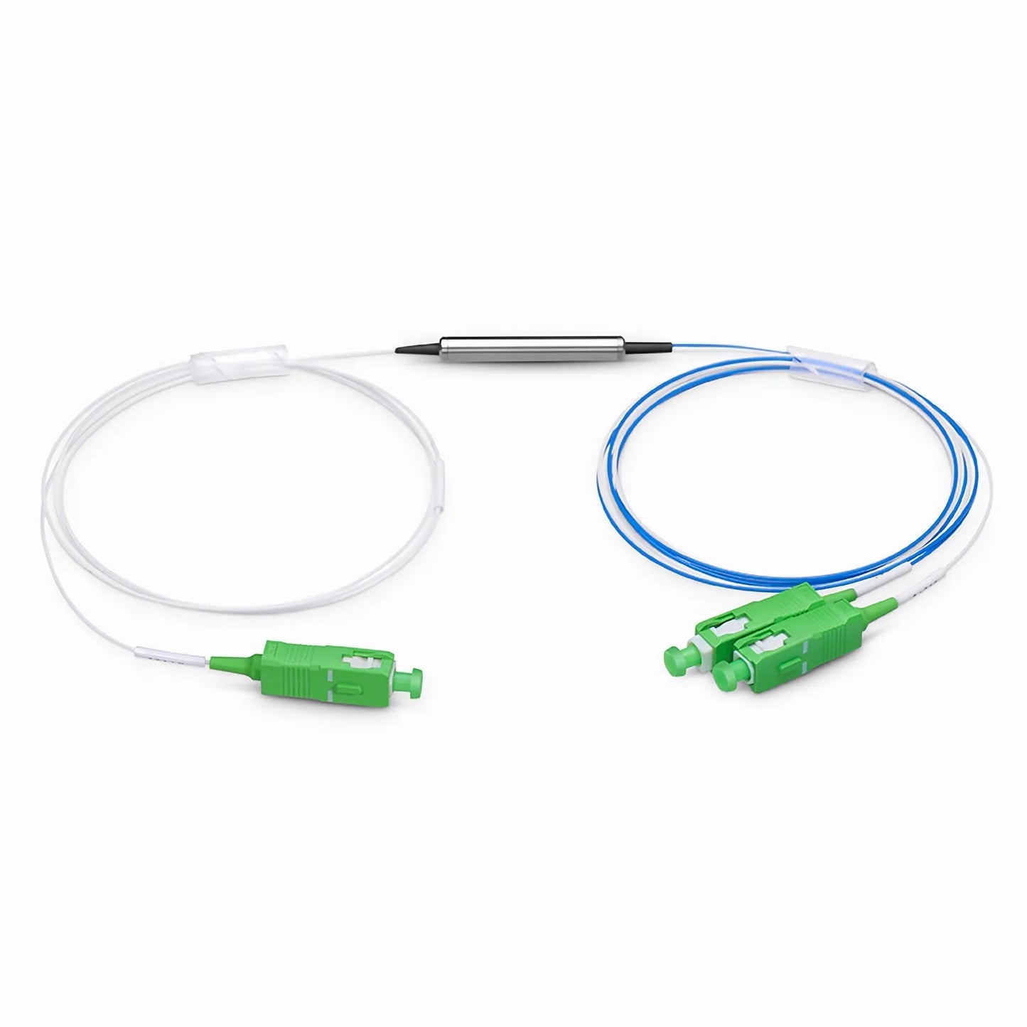 T1310/R1550nm Filter Wavelength Division Multiplexer, Steel Tube, SC/APC, 900μm, 1.5m