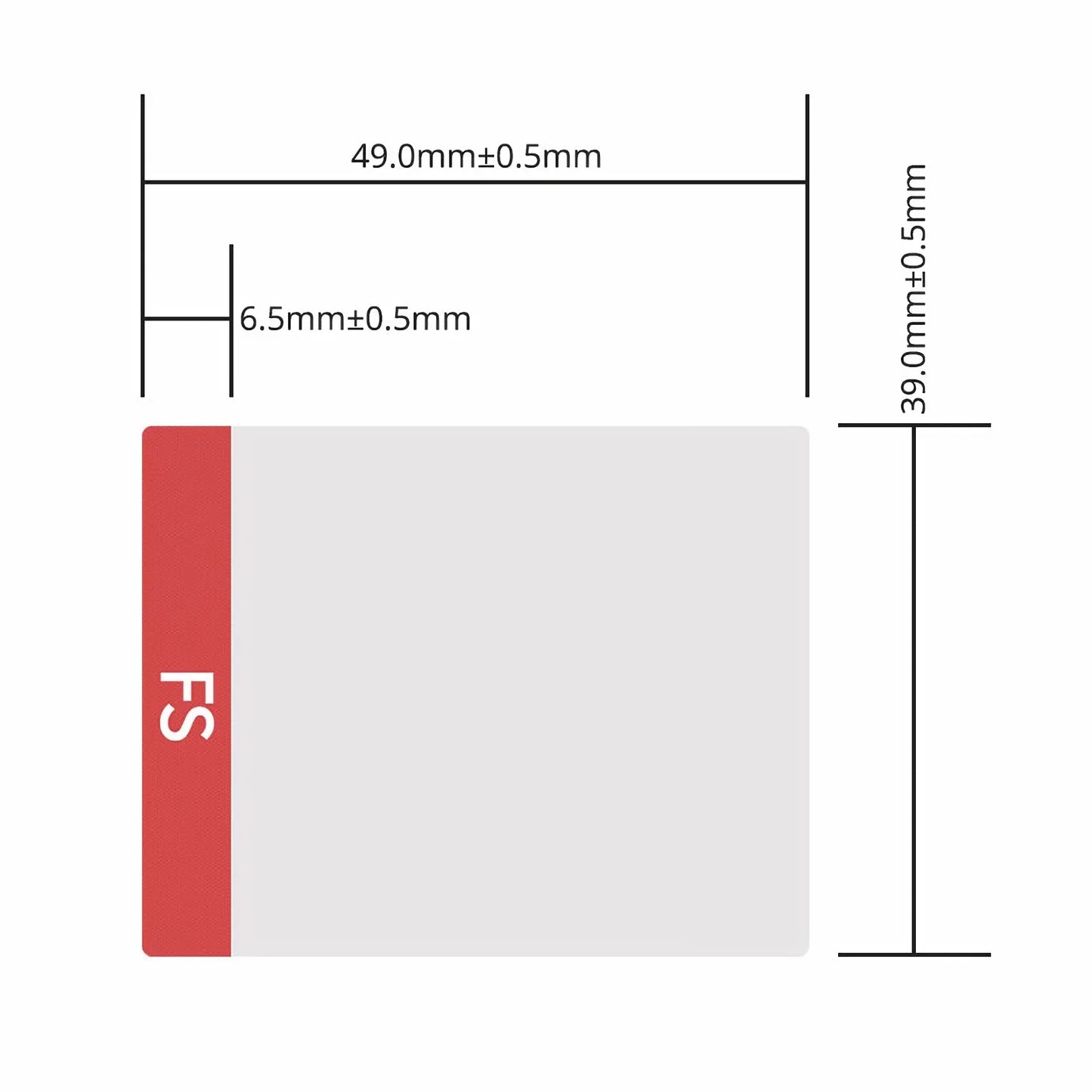Design Label for 100G CFP LR4/ER4 Transceiver, 1 Roll