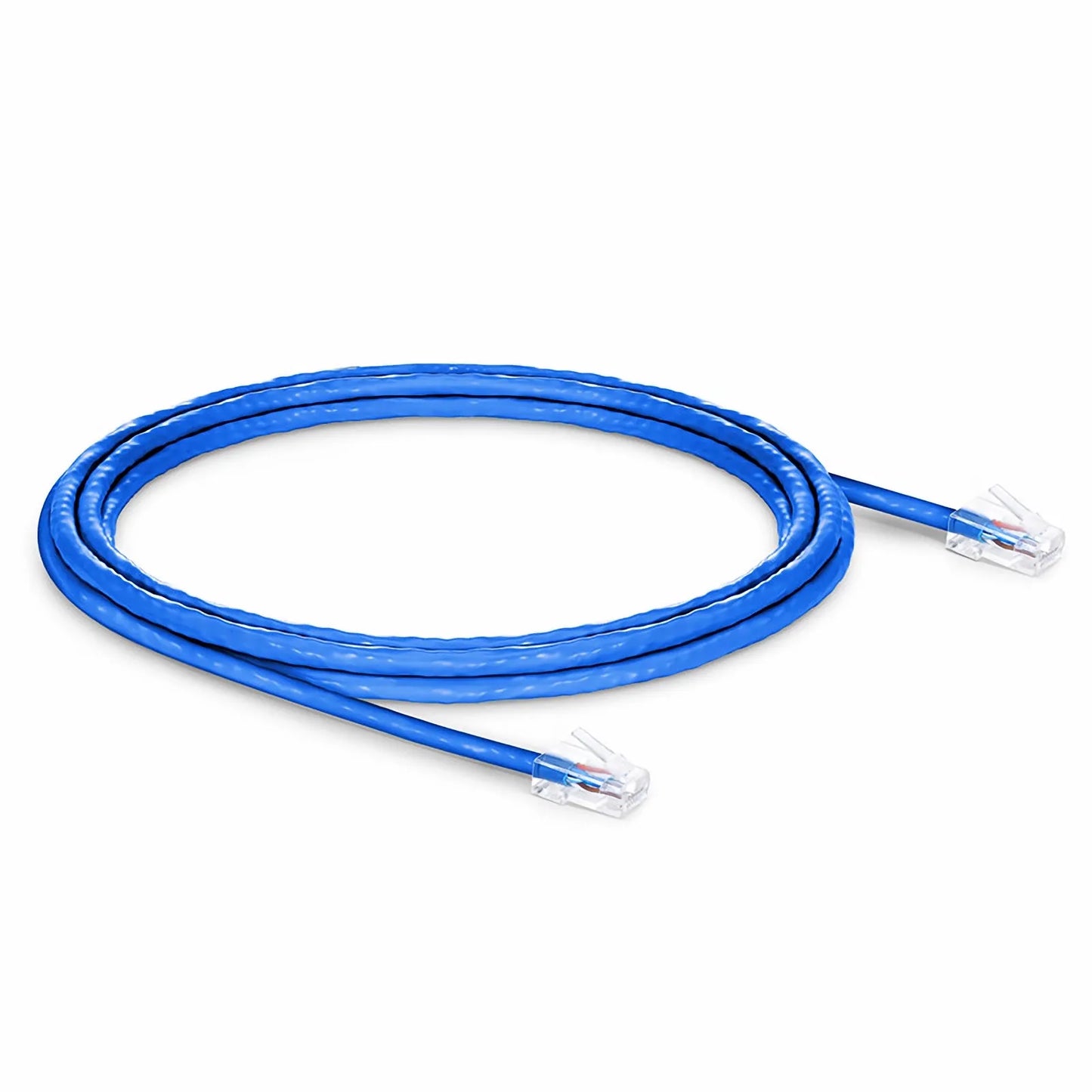 10ft (3m) Cat6 24AWG Non-booted Unshielded (U/UTP) PVC CM Ethernet Network Patch Cable, Blue