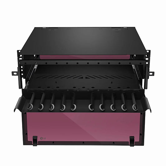 FHD™ High Density 4U Rack Mount Enclosure Unloaded, Sliding Drawer, Holds up to 12 x FHD™ Cassettes, Panels or Splice Trays, 432 Fibers (LC)