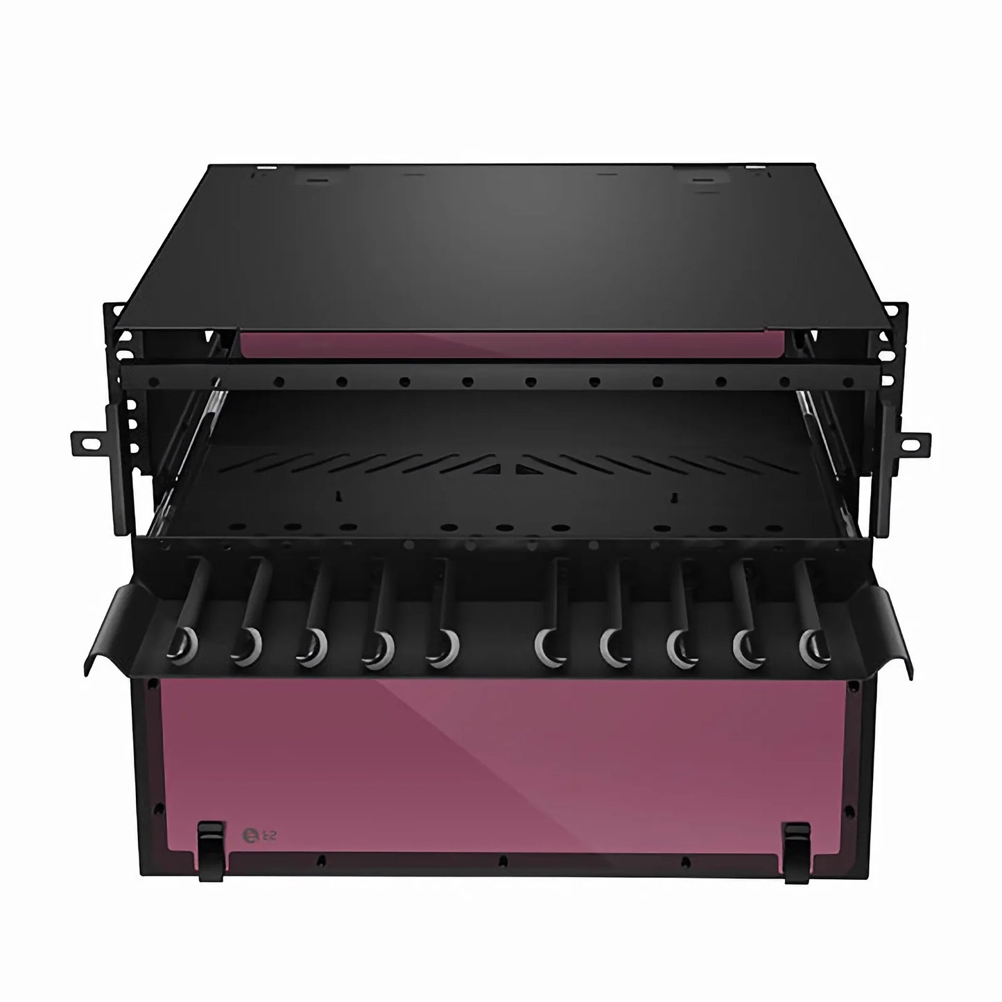 FHD™ High Density 4U Rack Mount Enclosure Unloaded, Sliding Drawer, Holds up to 12 x FHD™ Cassettes, Panels or Splice Trays, 432 Fibers (LC)