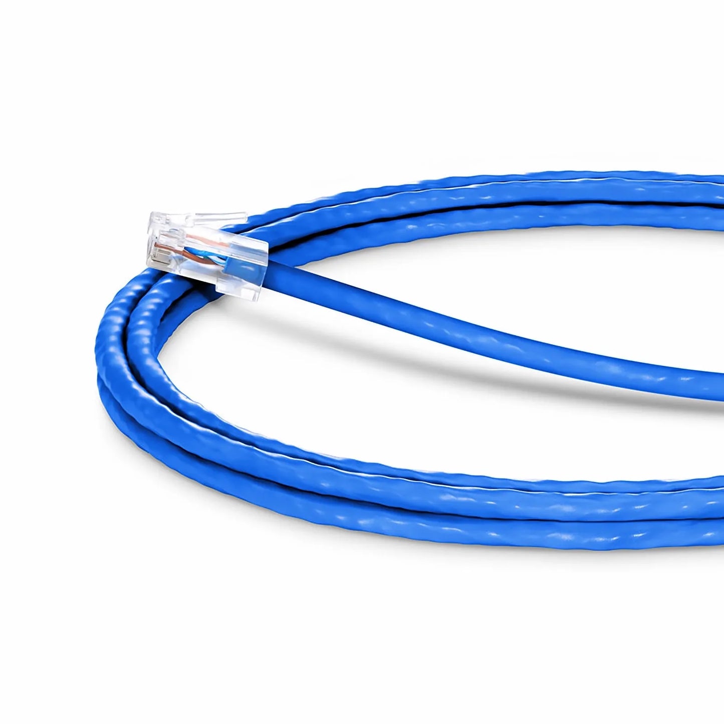 5ft (1.5m) Cat5e Non-booted Unshielded (U/UTP) PVC CM Ethernet Network Patch Cable, Blue