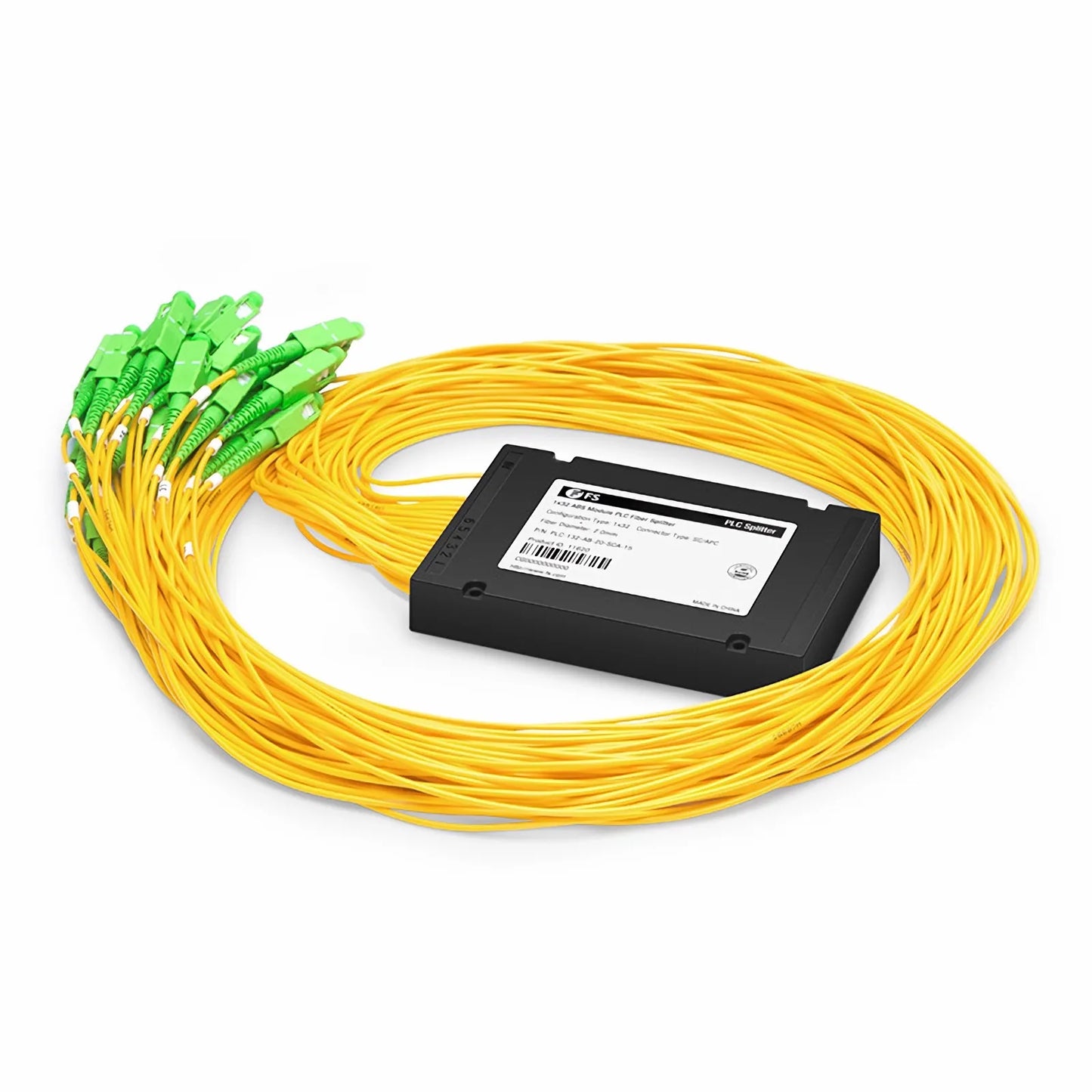 Customized 1xN, 2xN PLC Splitter, Splice/Pigtailed ABS Module，LC/SC/FC/ST, Singlemode
