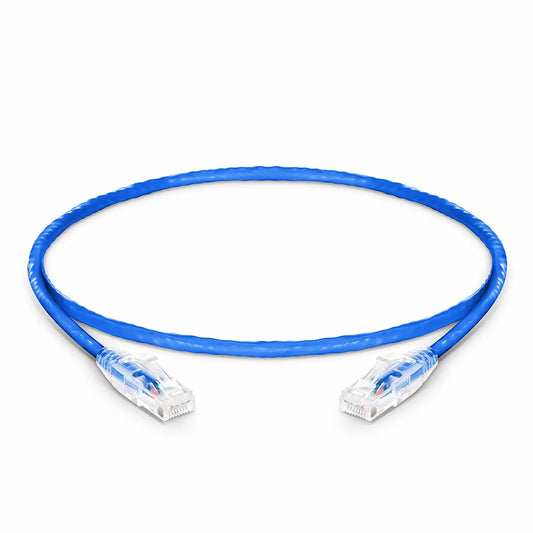 2ft (0.6m) Cat5e Snagless Unshielded (U/UTP) PVC CM Ethernet Patch Cable, Blue