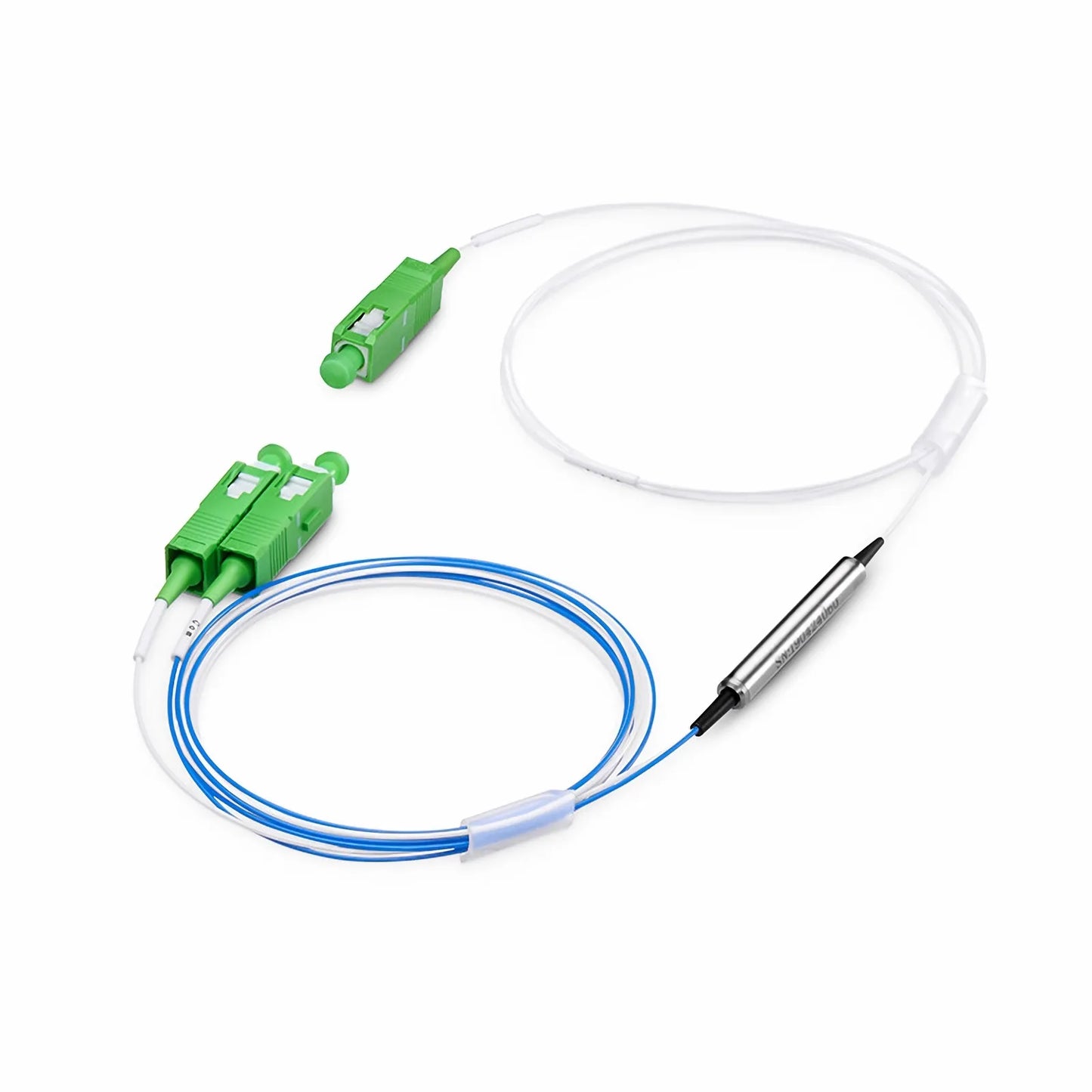 T1310/R1550nm Filter Wavelength Division Multiplexer, Steel Tube, SC/APC, 900μm, 1.5m