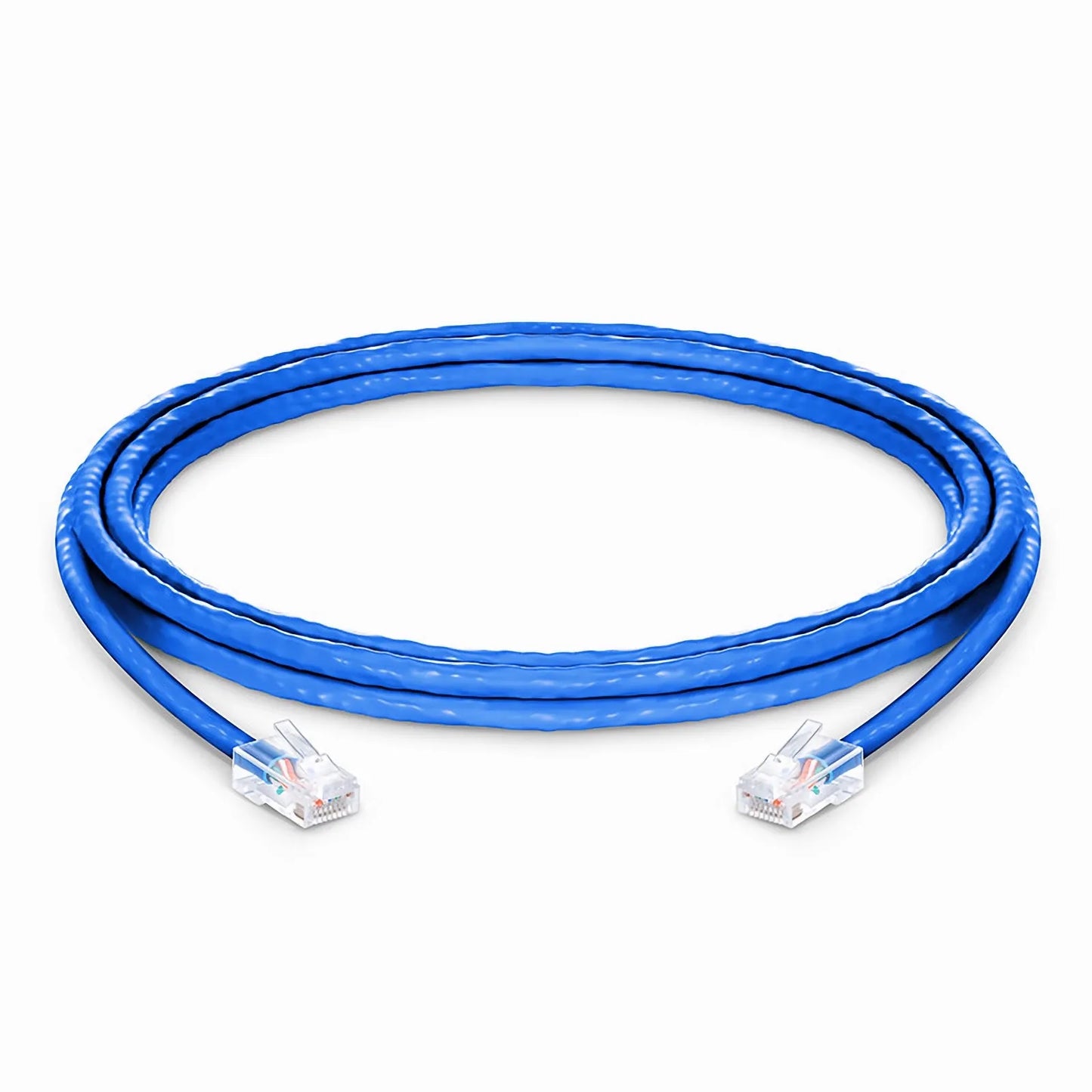 10ft (3m) Cat5e Non-booted Unshielded (U/UTP) PVC CM Ethernet Network Patch Cable, Blue