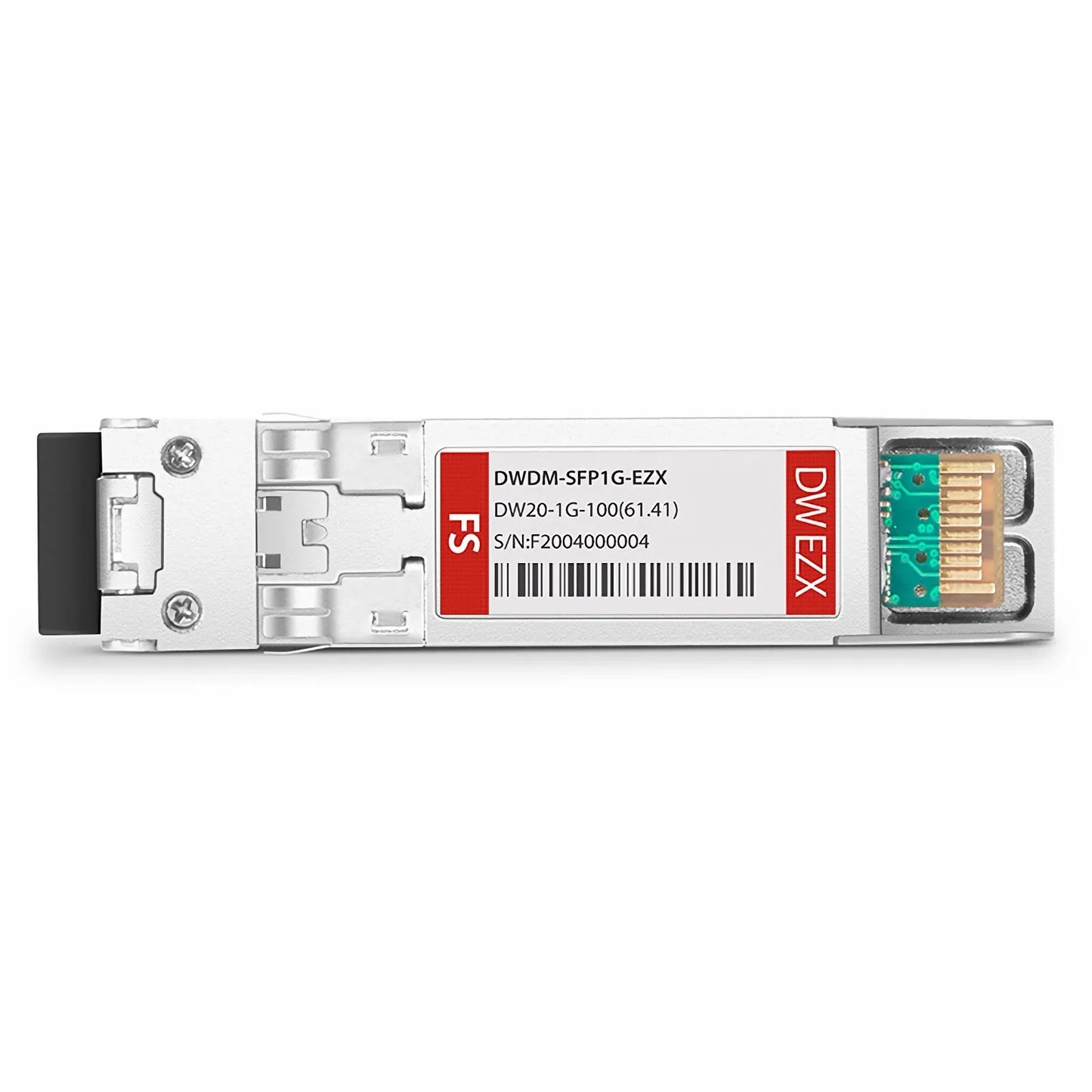 Cisco C20 DWDM-SFP-6141 Compatible SFP 1000BASE-DWDM 1561.42nm 100GHz 100km DOM Duplex LC/UPC SMF Optical Transceiver Module for Transmission