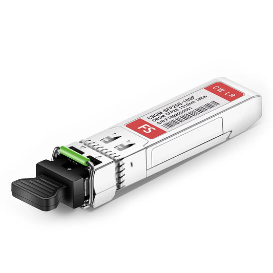 Cisco CWDM-SFP25G-1310-10 Compatible SFP28 25G CWDM 1310nm 10km DOM Duplex LC/UPC SMF Optical Transceiver Module for Transmission