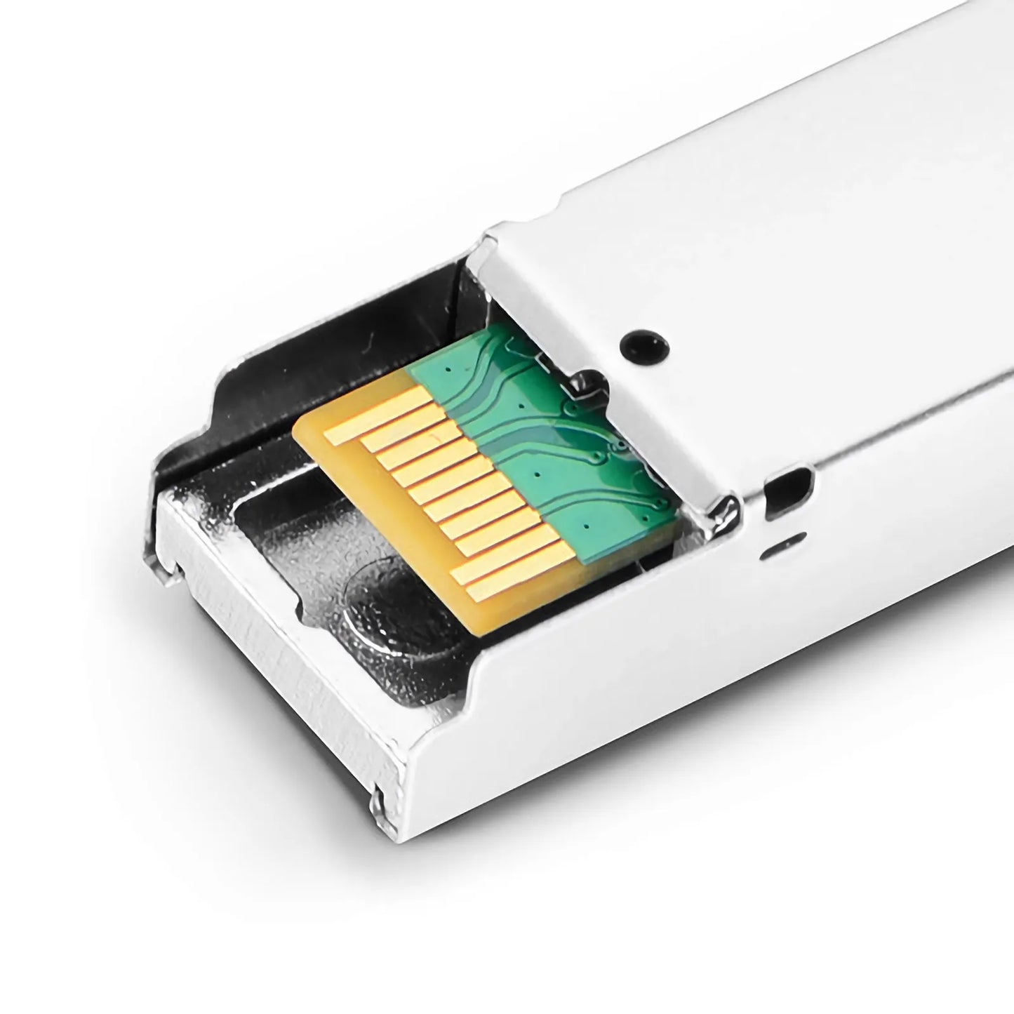 100BASE-BX-U SFP BiDi 1310nm-TX/1550nm-RX 10km DOM Simplex LC SMF Optical Transceiver Module for FS Switches