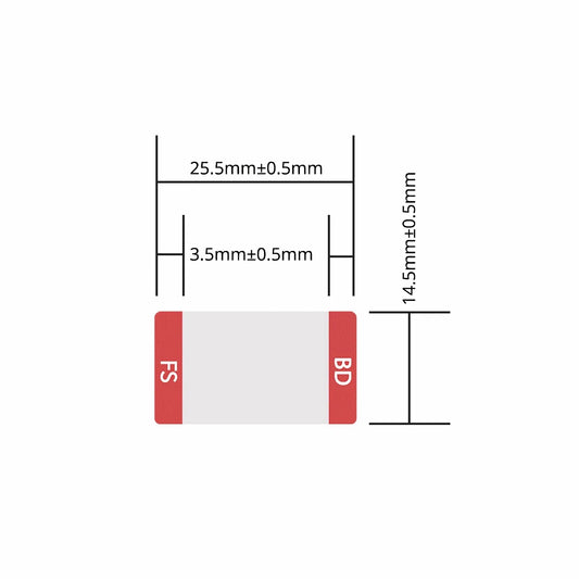 Design Label for 40G QSFP+ BiDi Transceiver, 1 Roll