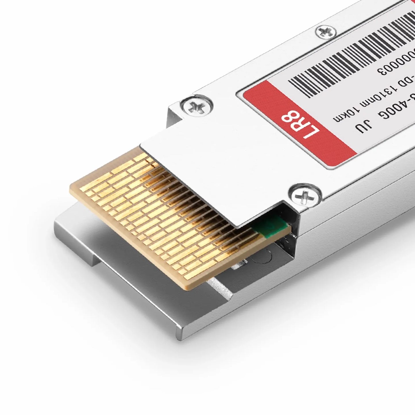 Juniper Networks QDD-400G-LR8 Compatible 400GBASE-LR8 QSFP-DD 8 x 50G PAM4 1310nm 10km DOM Duplex LC/UPC SMF Optical Transceiver Module