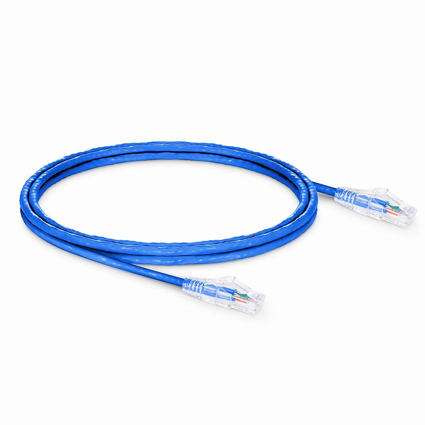 8ft (2.4m) Cat6 Snagless Unshielded (U/UTP) PVC CM Ethernet Network Patch Cable, Blue, (24pcs/pack)