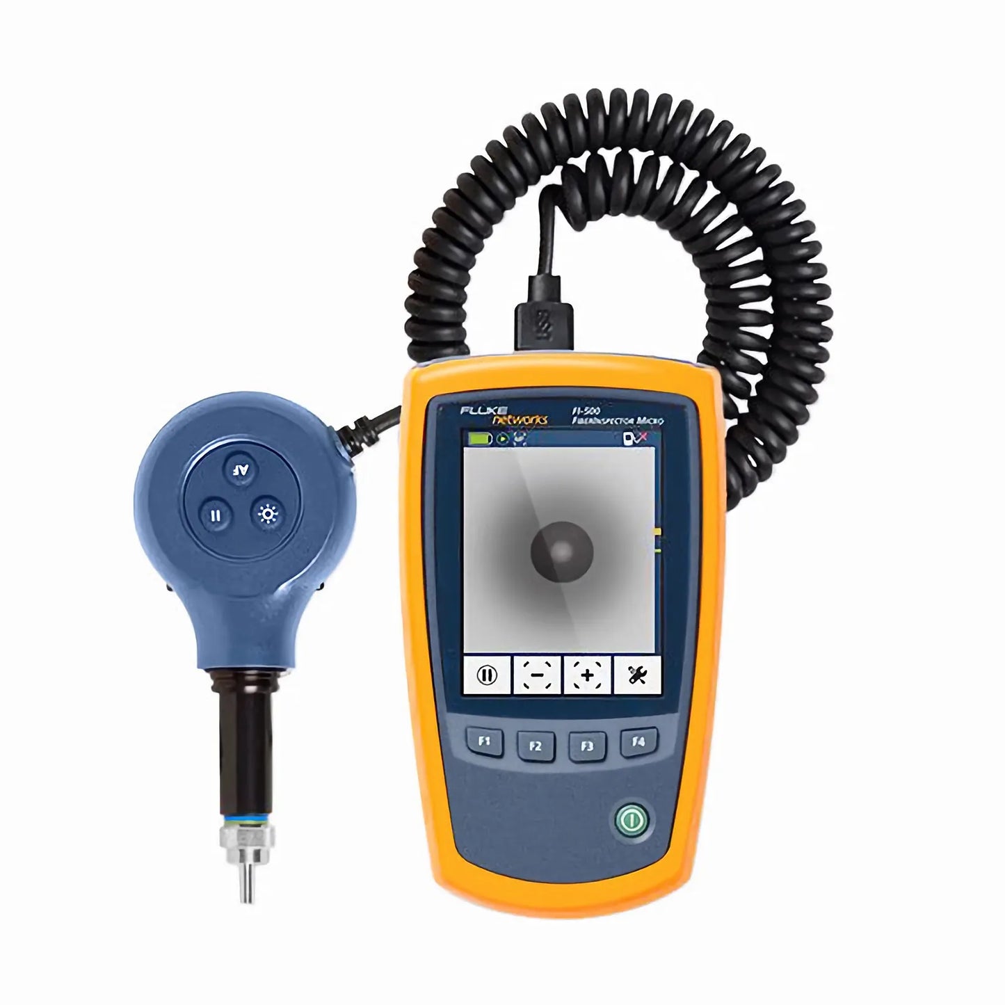 Fluke Networks FI-500 FiberInspector™ Micro Fiber Inspection Scope Camera with LC/SC and 1.25mm/2.50mm Connector