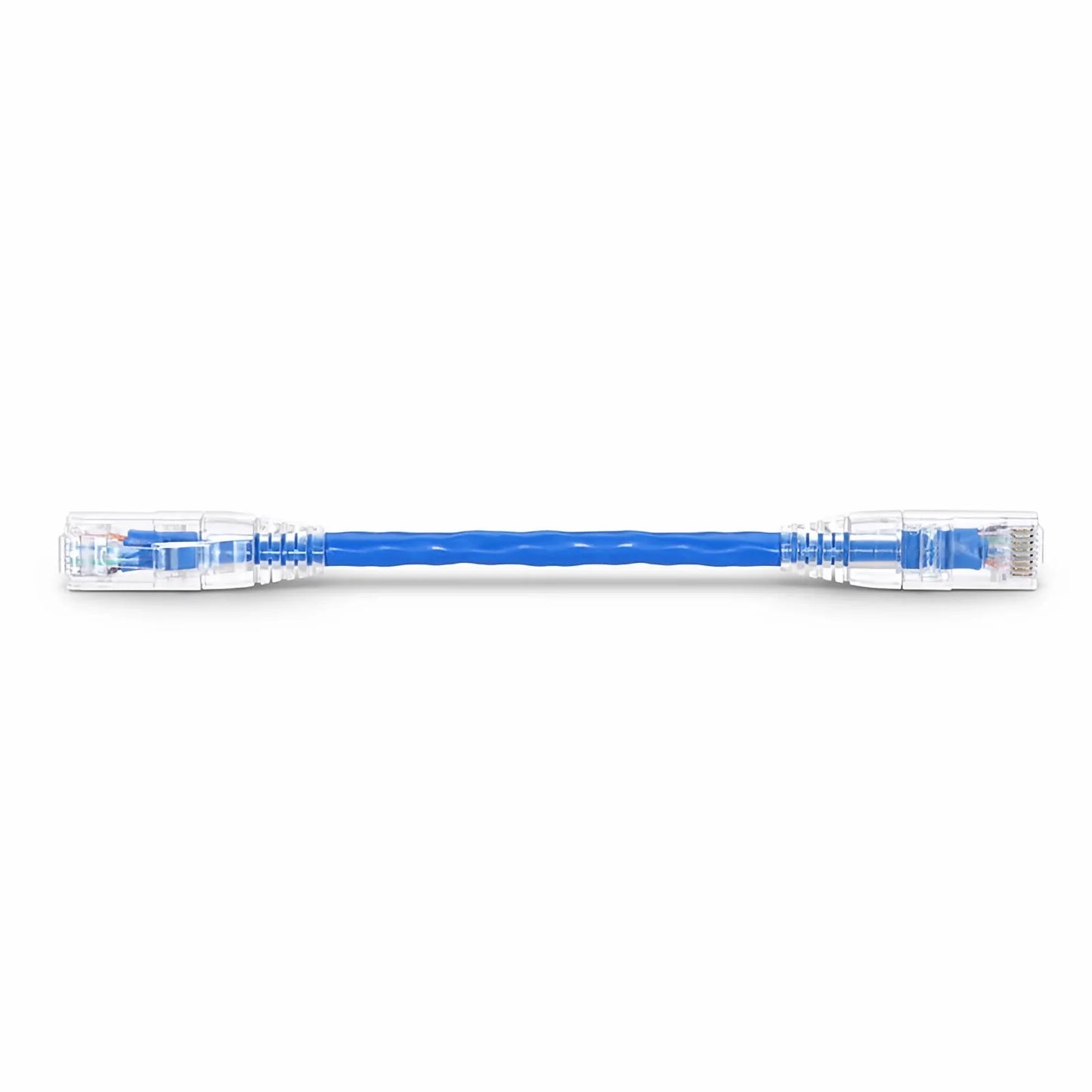 6in (0.15m) Cat6 24AWG Snagless Unshielded (U/UTP) LSZH Ethernet Network Patch Cable, Blue