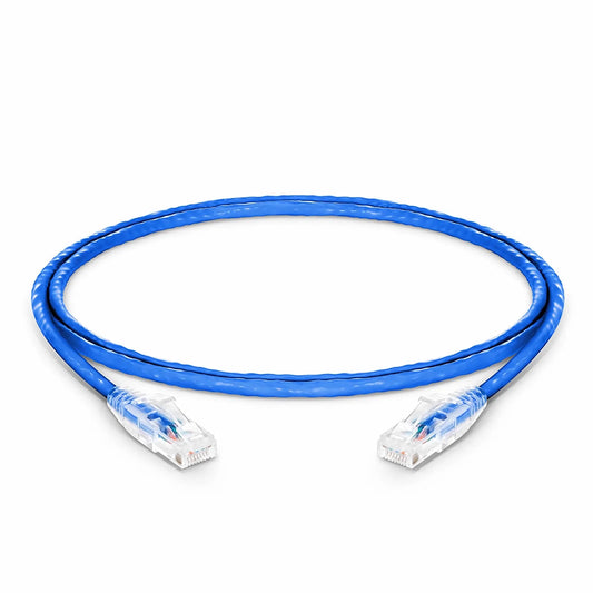 3ft (0.9m) Cat6 24AWG Snagless Unshielded (U/UTP) LSZH Ethernet Network Patch Cable, Blue