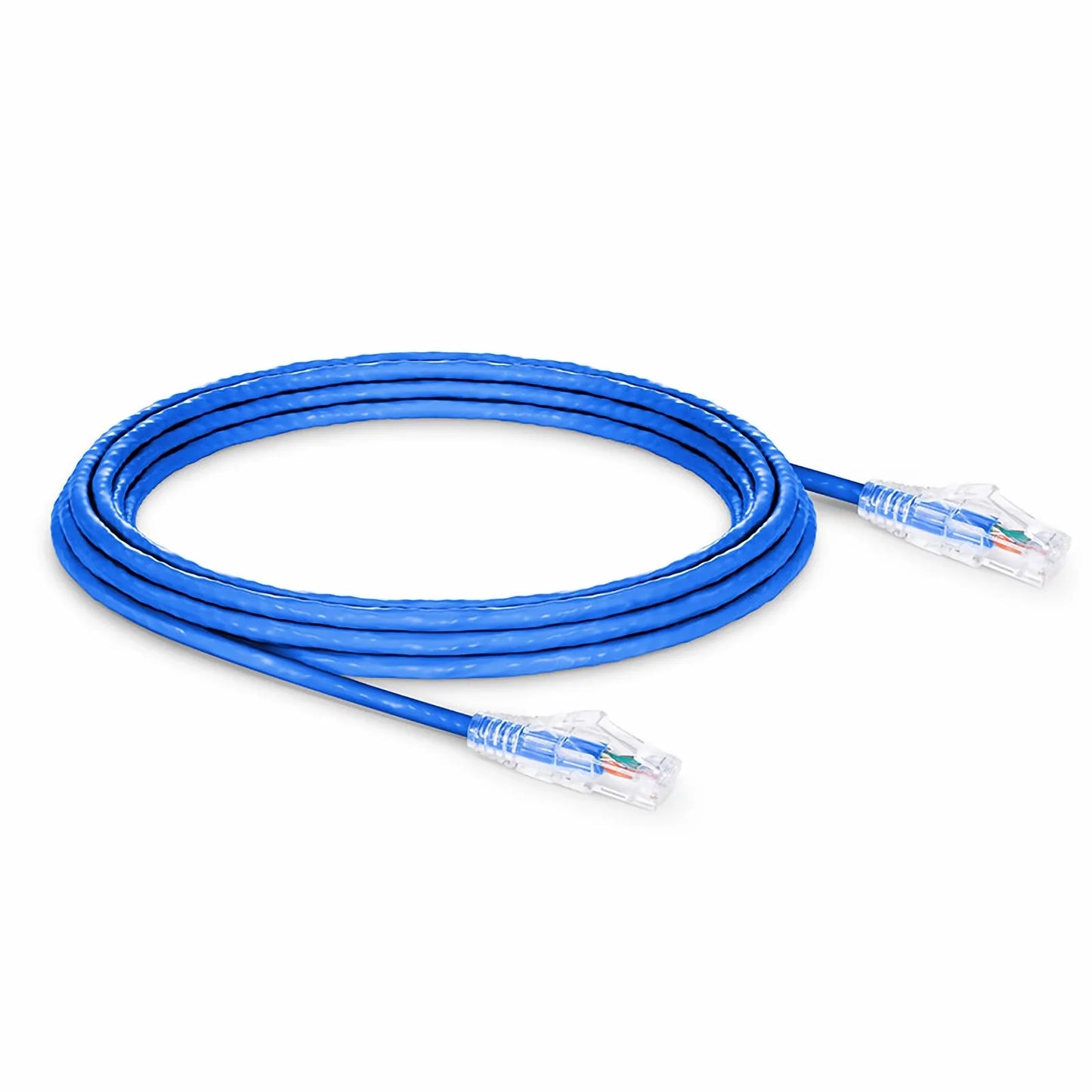 15ft (4.6m) Cat6 24AWG Snagless Unshielded (U/UTP) PVC CM Ethernet Network Patch Cable, Blue