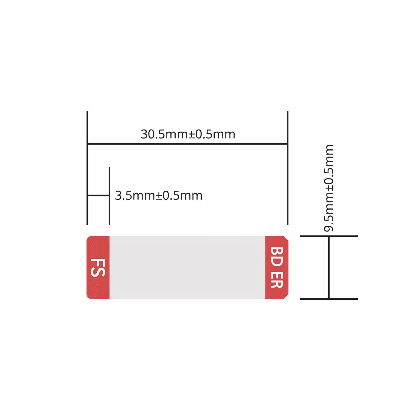 Design Label for 25GBASE-BX BiDi SFP28 Transceiver, 1 Roll