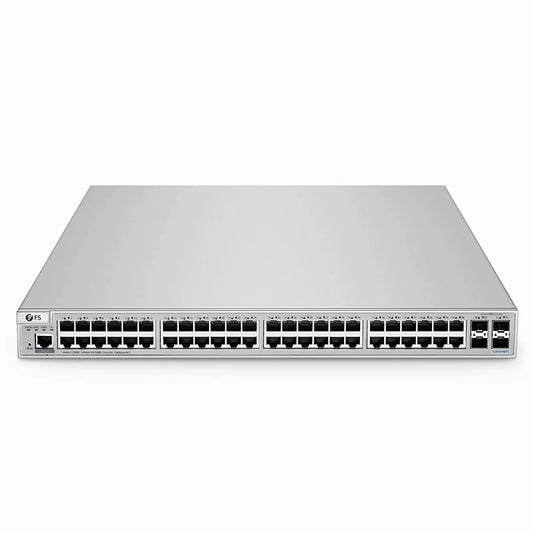 S3910-48TS, 48-Port Gigabit Ethernet L2+ Switch, 48 x Gigabit RJ45, with 4 x 10Gb SFP+ Uplinks, Stackable Switch, Broadcom Chip