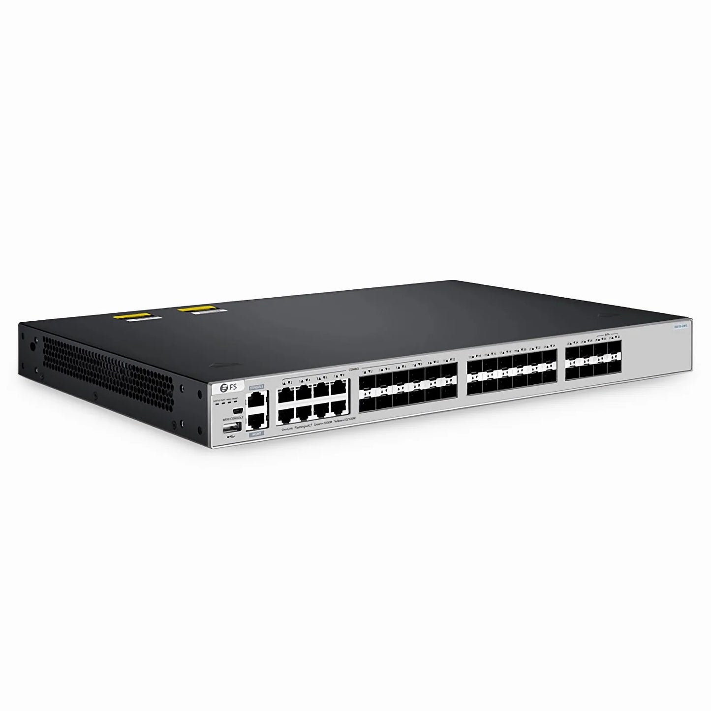 S5810-28FS, 28-Port Gigabit Ethernet L3 Switch, 20 x 1Gb SFP, 8 x 1G RJ45/SFP Combo Ports, with 4 x 10Gb SFP+ Uplinks, Stackable Switch, Broadcom Chip