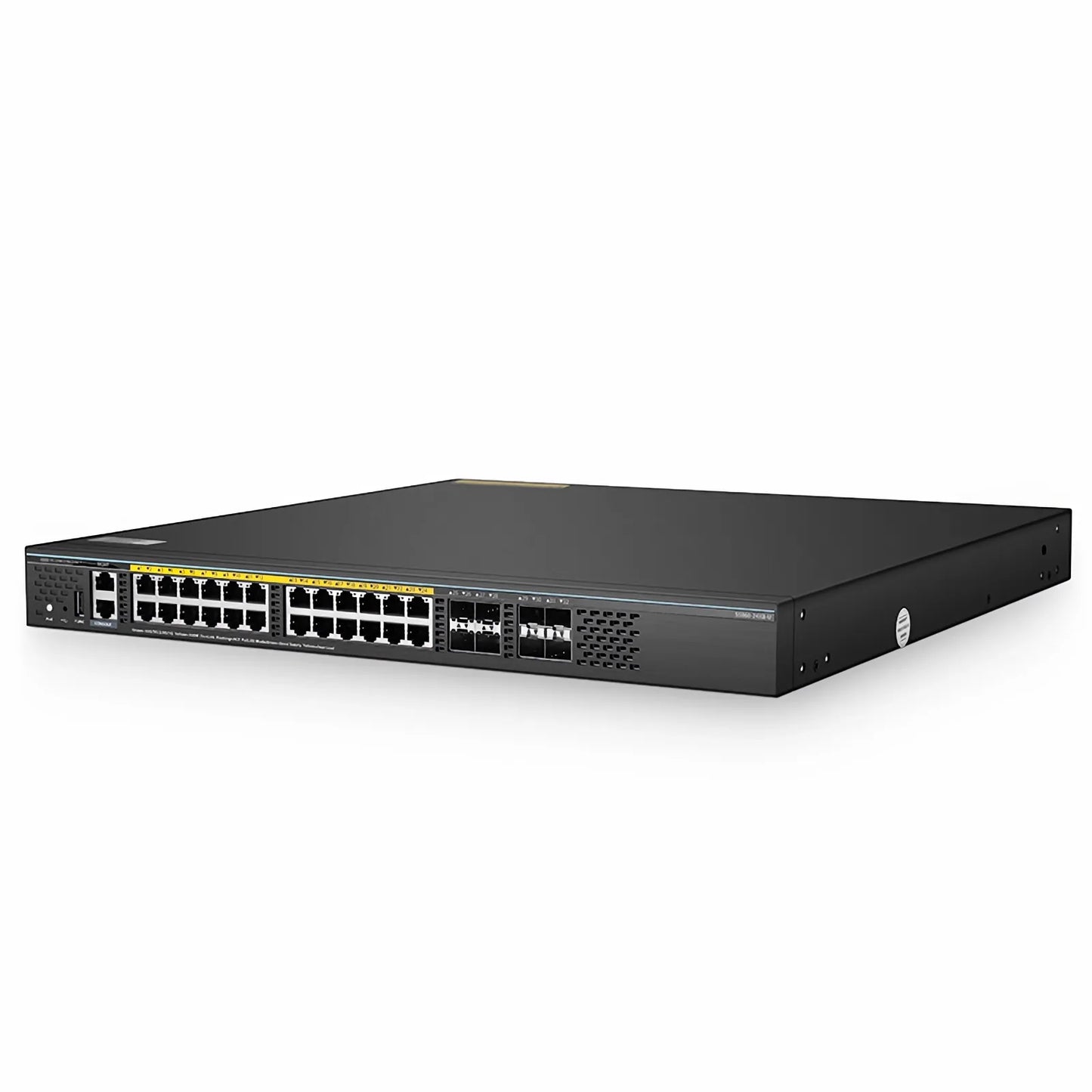 S5860-24XB-U, 24-Port Ethernet L3 PoE++ Switch, 24 x 10GBASE-T/Multi-Gigabit, 4 x 10Gb SFP+, with 4 x 25Gb SFP28 Uplinks, Support Stacking, Broadcom Chip