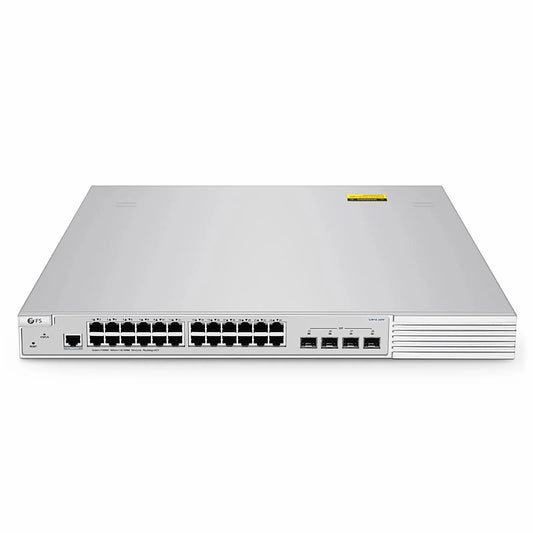 S3910-24TF, 24-Port Gigabit Ethernet L2+ Switch, 24 x Gigabit RJ45, with 4 x 1Gb SFP Uplinks, Stackable Switch, Broadcom Chip, Fanless