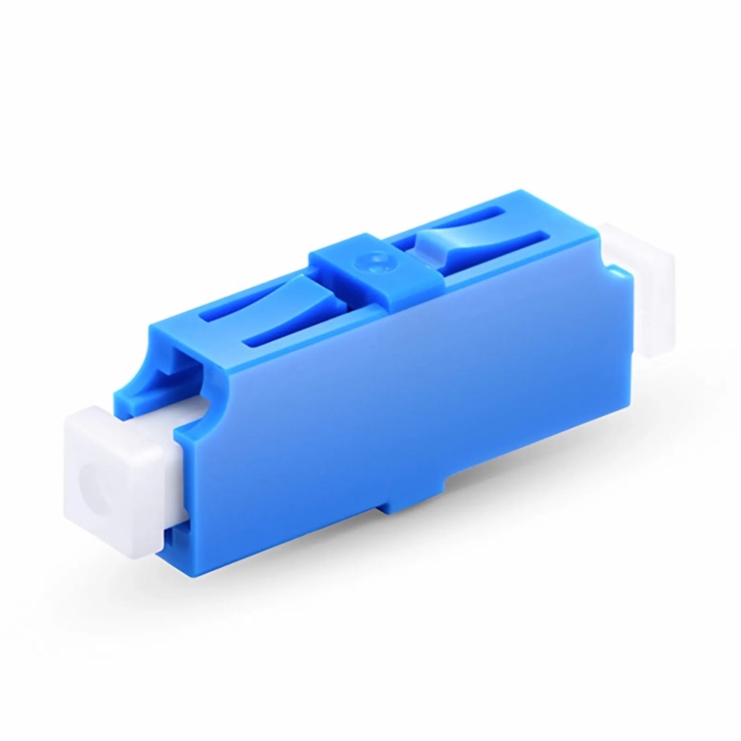 LC/UPC to LC/UPC Simplex OS2 Single Mode Plastic Fiber Optic Adapter/Coupler without Flange (10pcs/Pack)