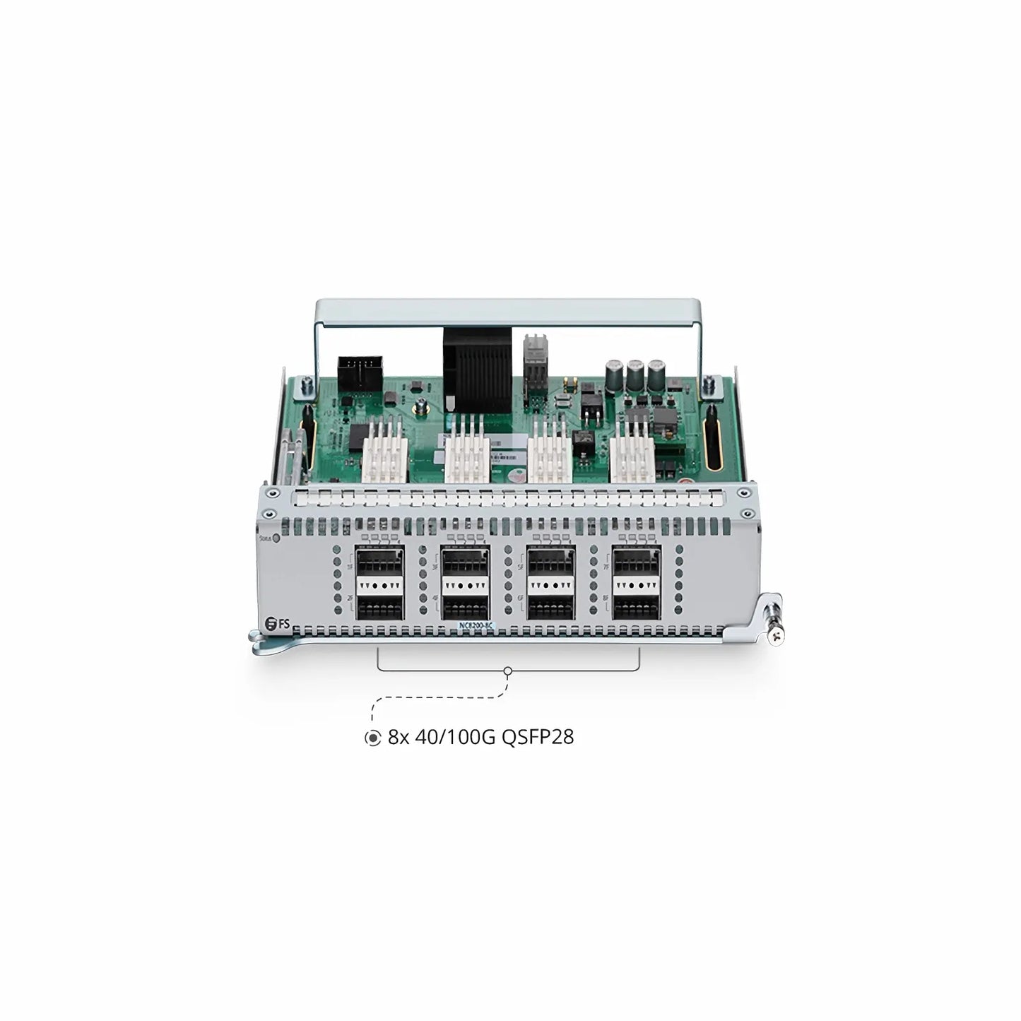 NC8200-8C, 8-Port 100Gb QSFP28 Line Card for Data Center Chassis Switch NC8200-4TD